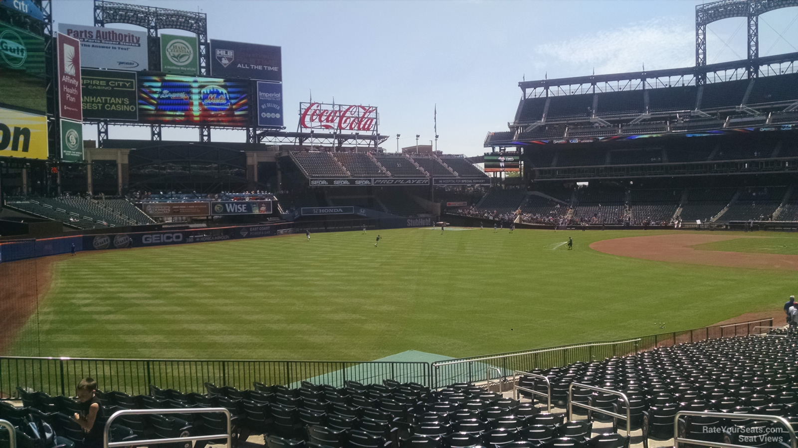 Section 130 at Comerica Park 