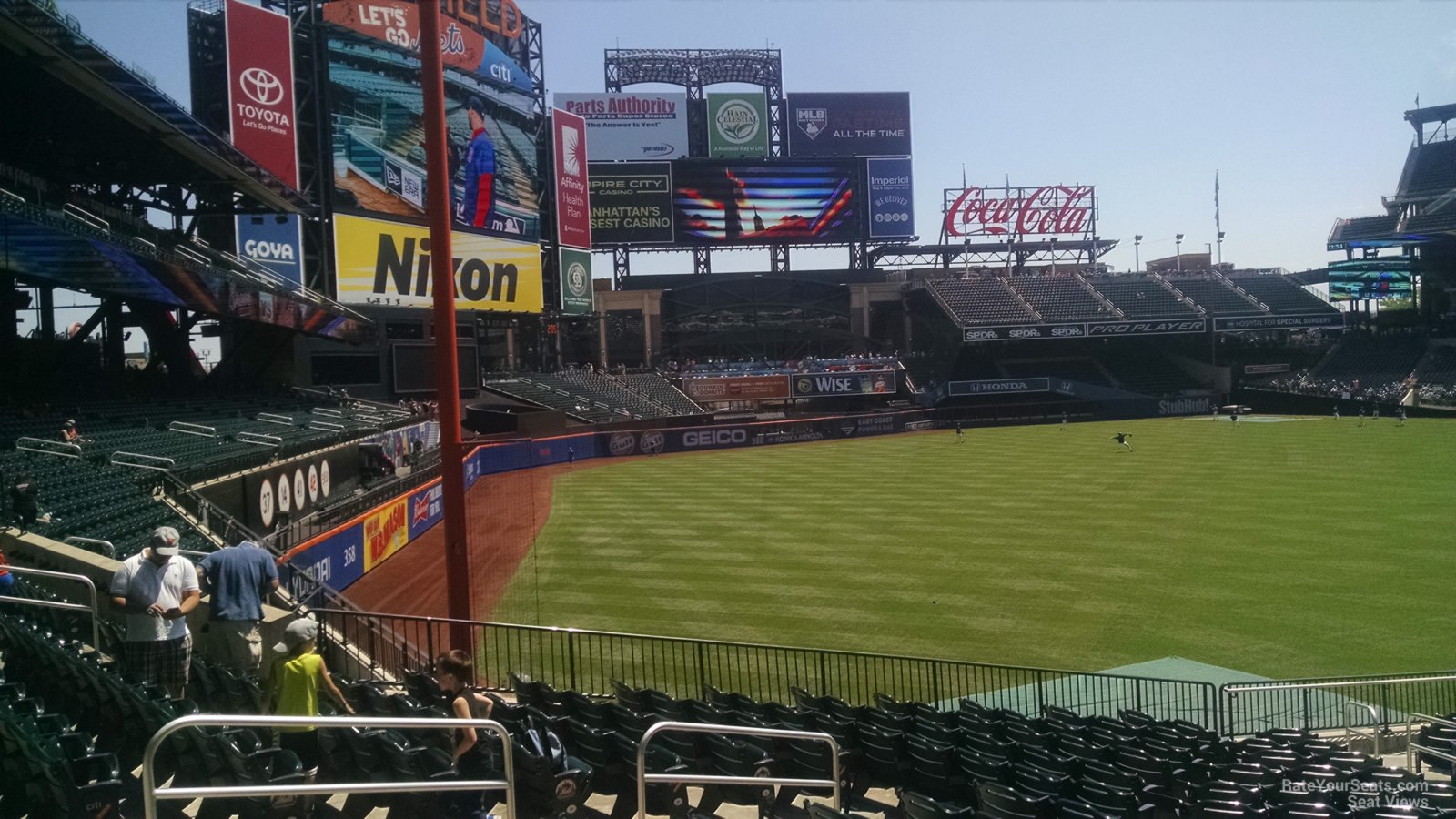 Section 130 at Comerica Park 