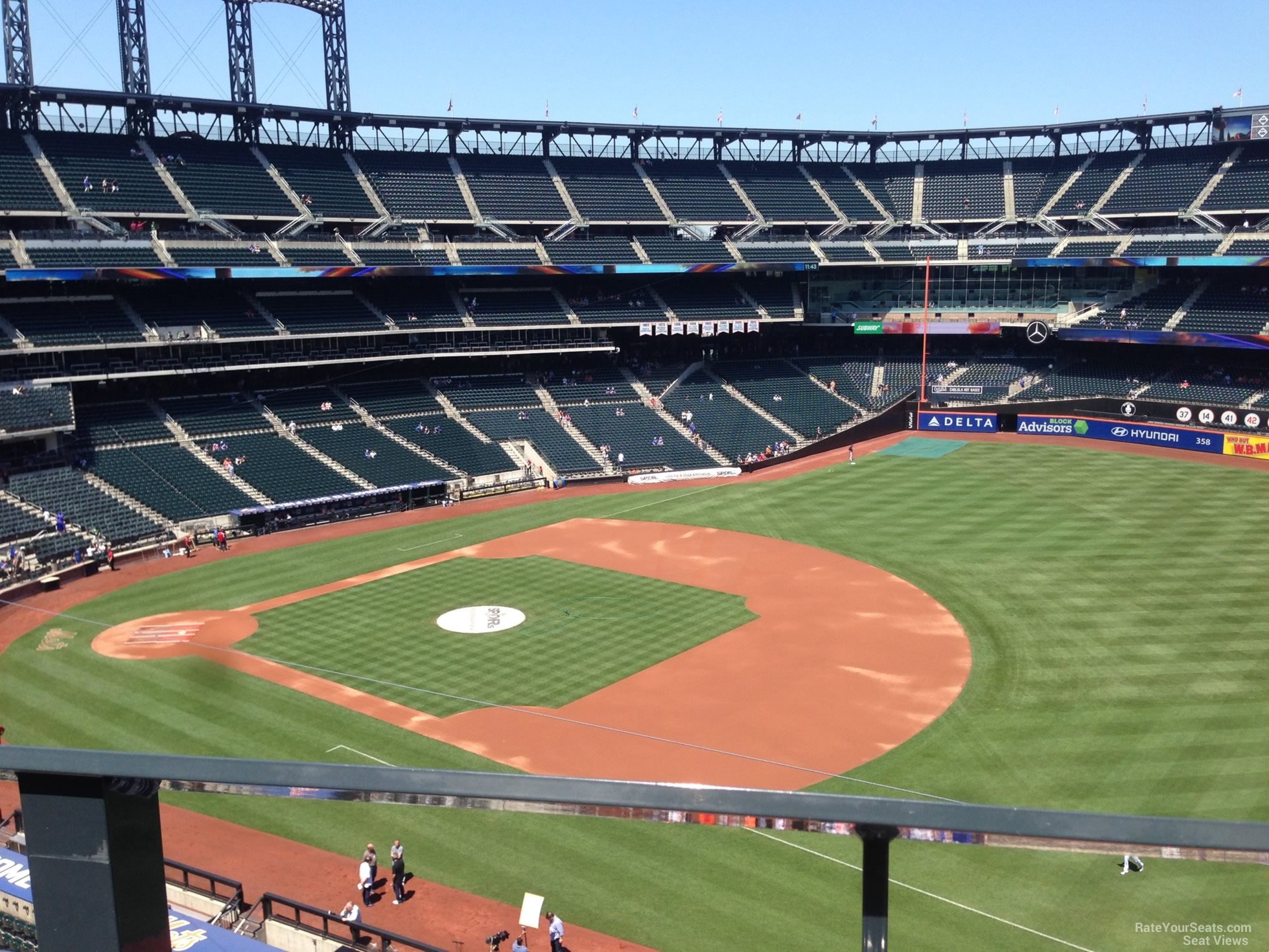 section 404, row 1 seat view  for baseball - citi field