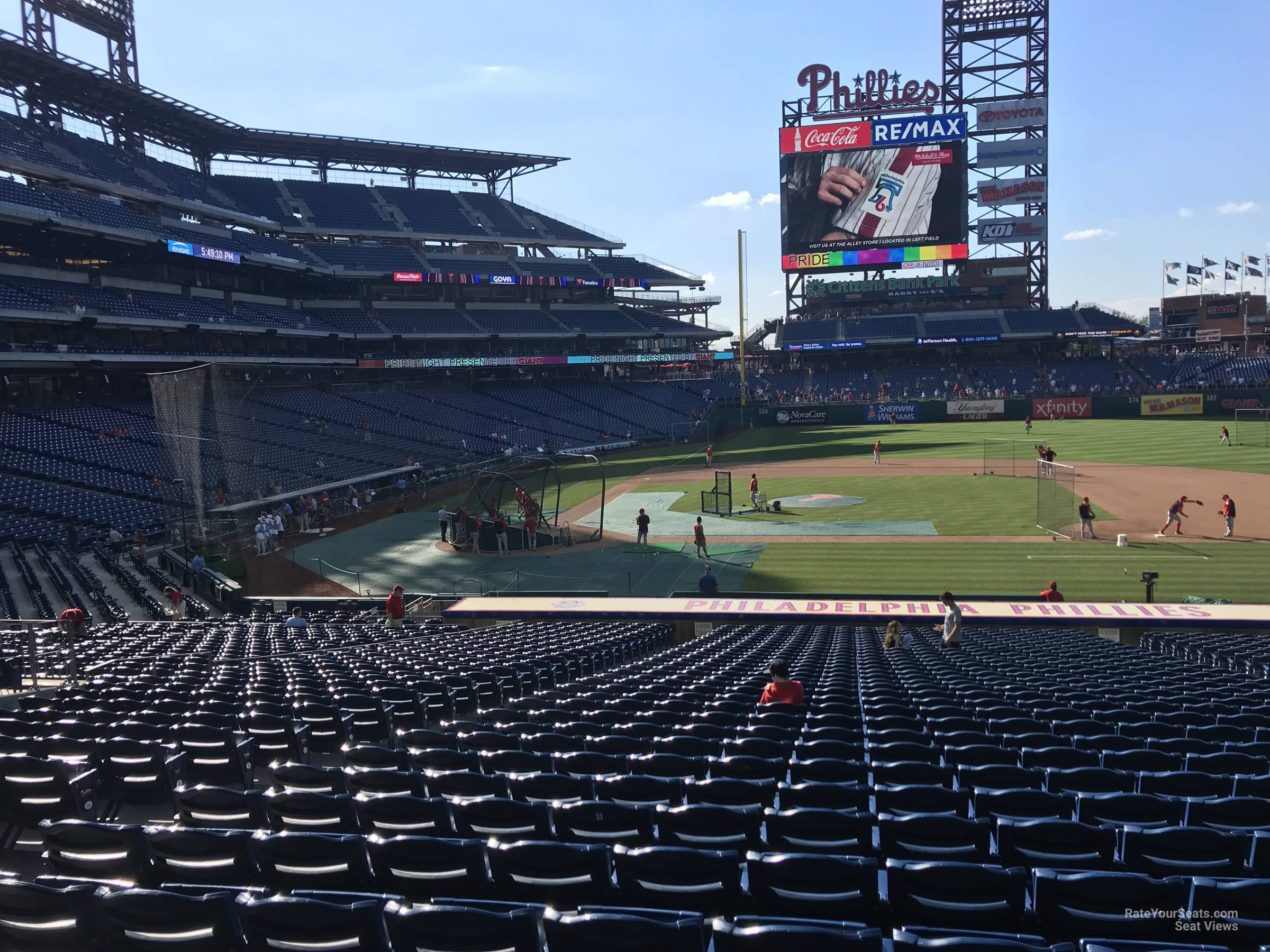 Section 117 at Nationals Park 