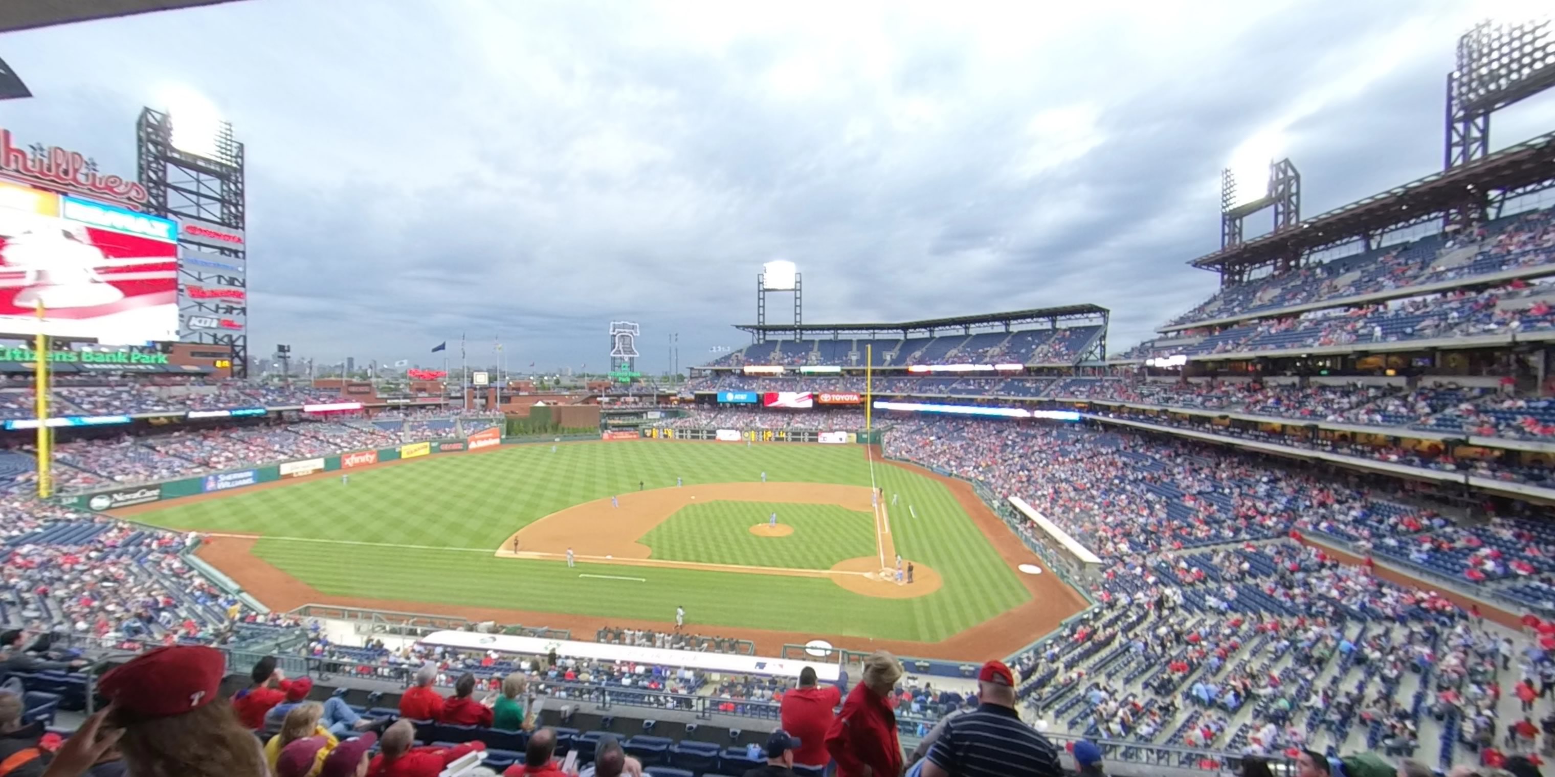 section 226 panoramic seat view  for baseball - citizens bank park