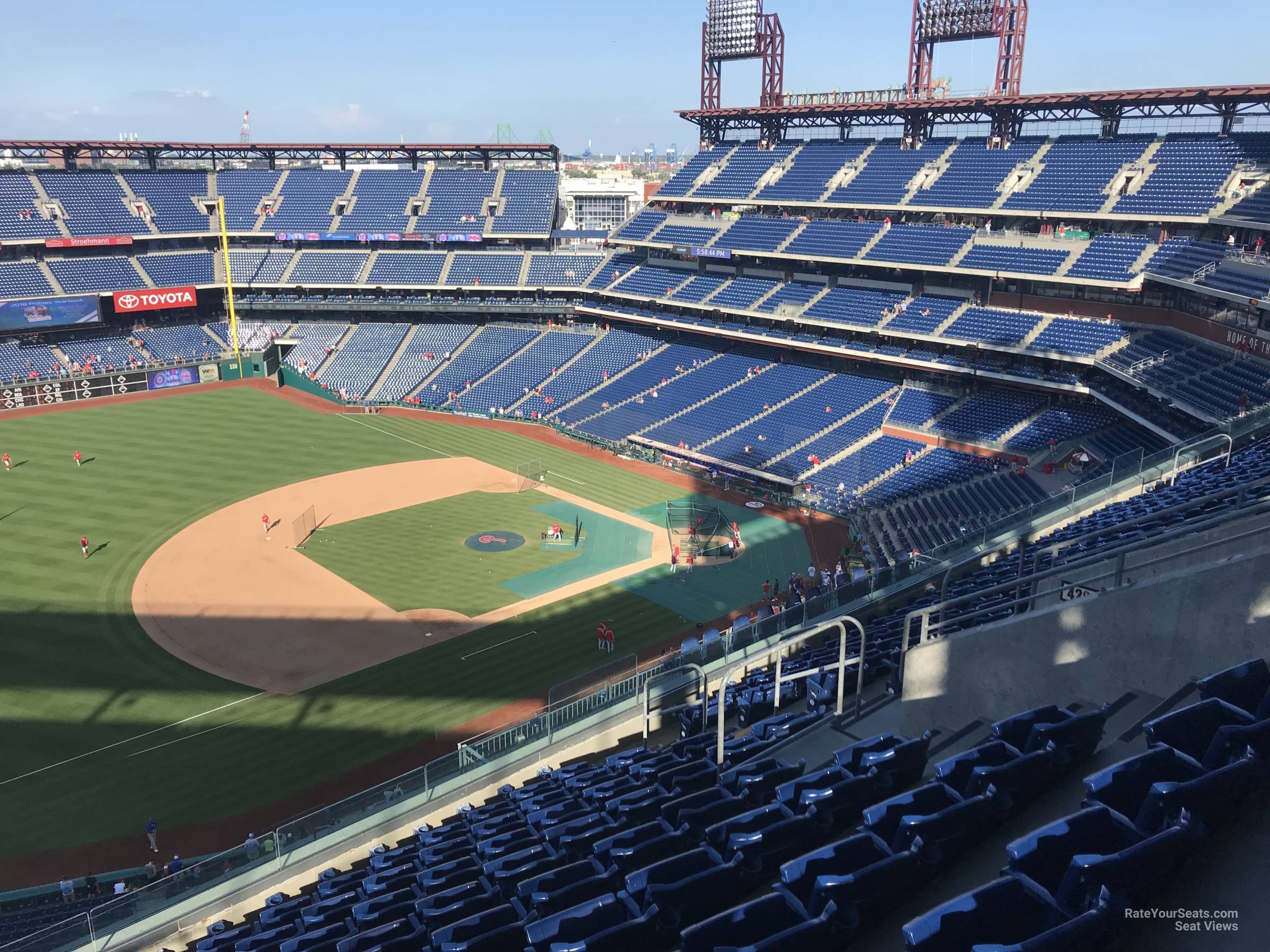 section 429, row 10 seat view  for baseball - citizens bank park