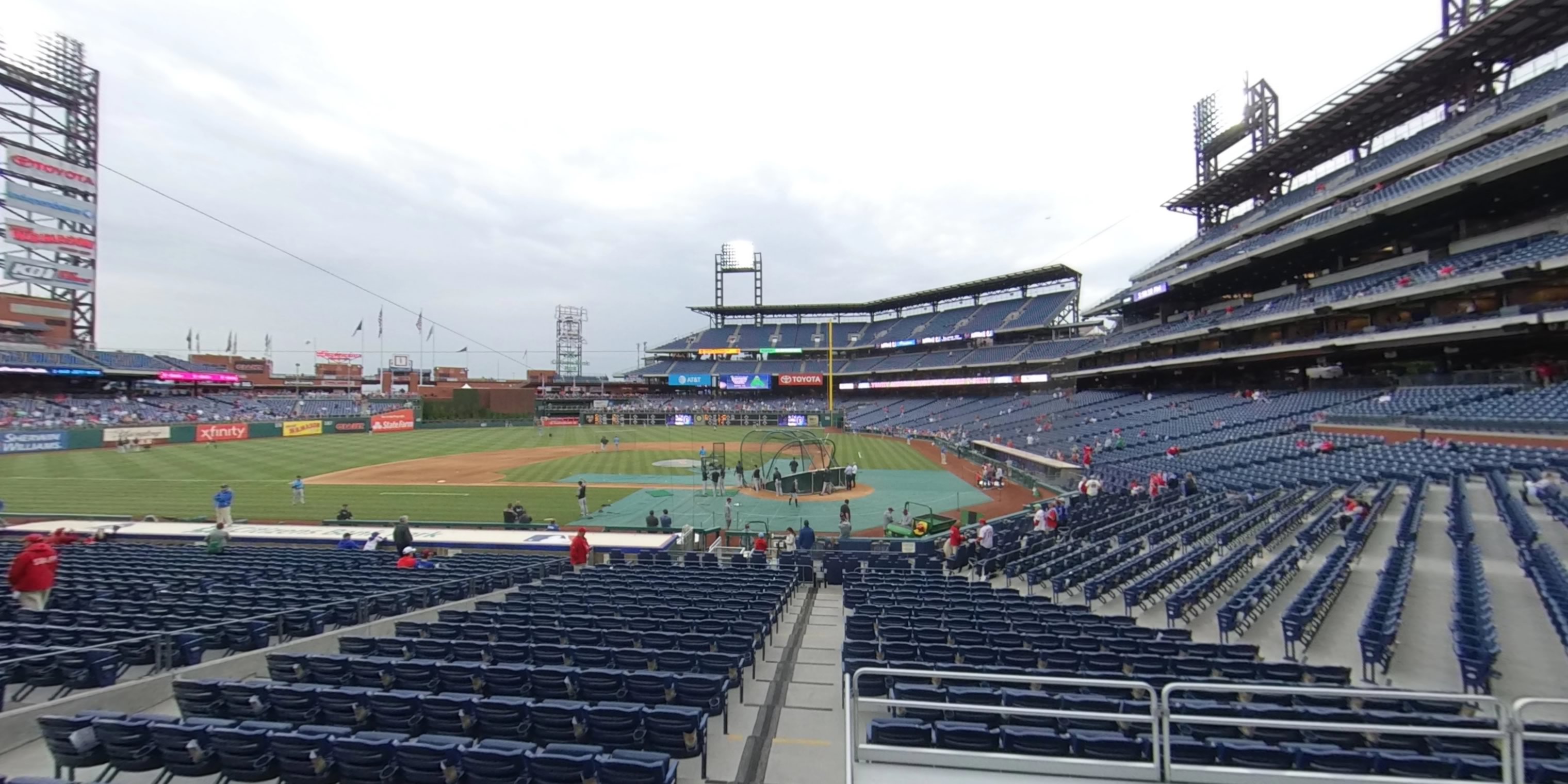 section a panoramic seat view  for baseball - citizens bank park