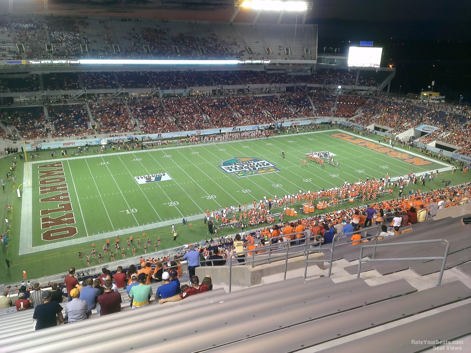 section 212, row w seat view  for football - camping world stadium