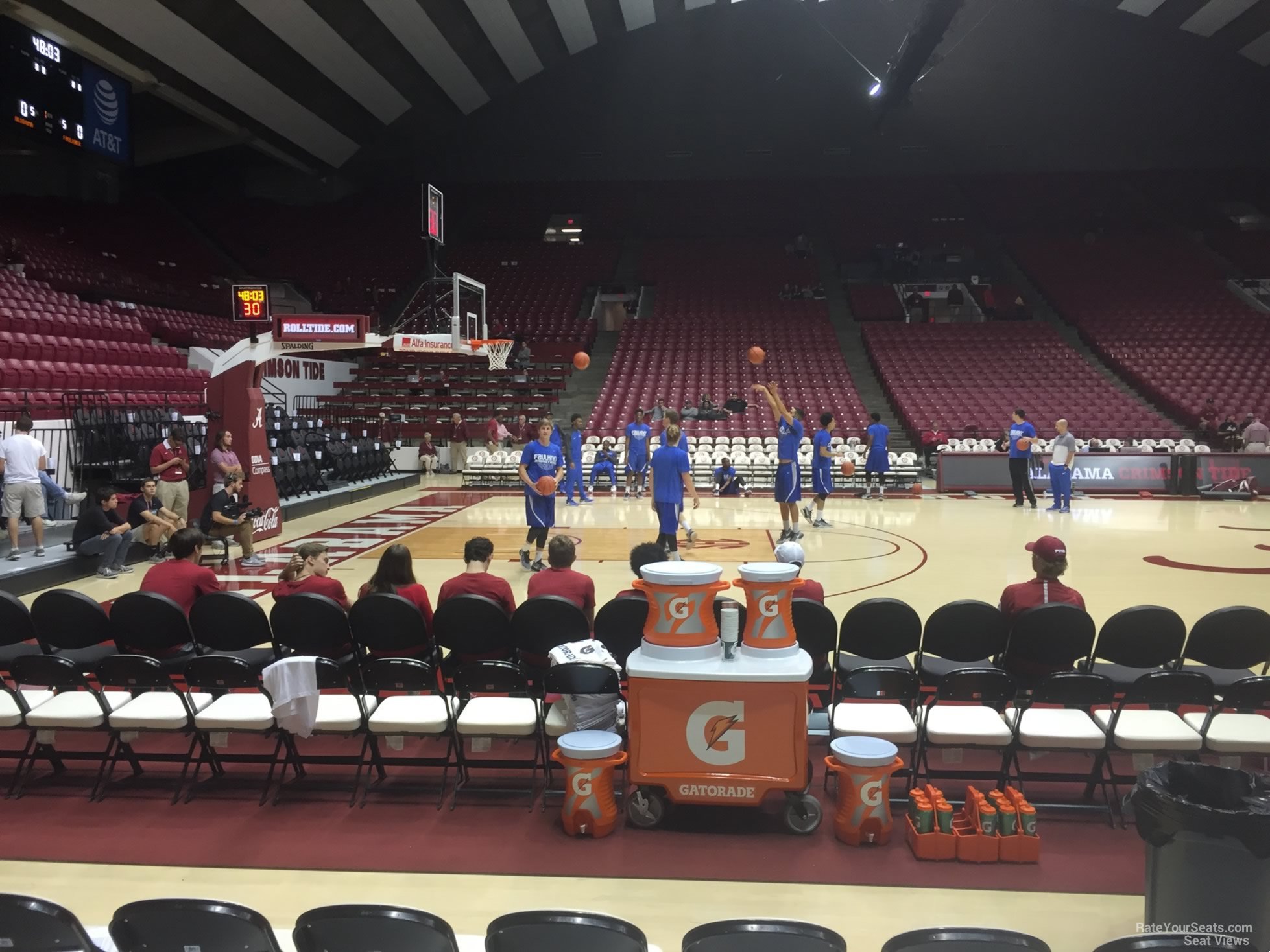 Coleman Coliseum Seating Chart Rows