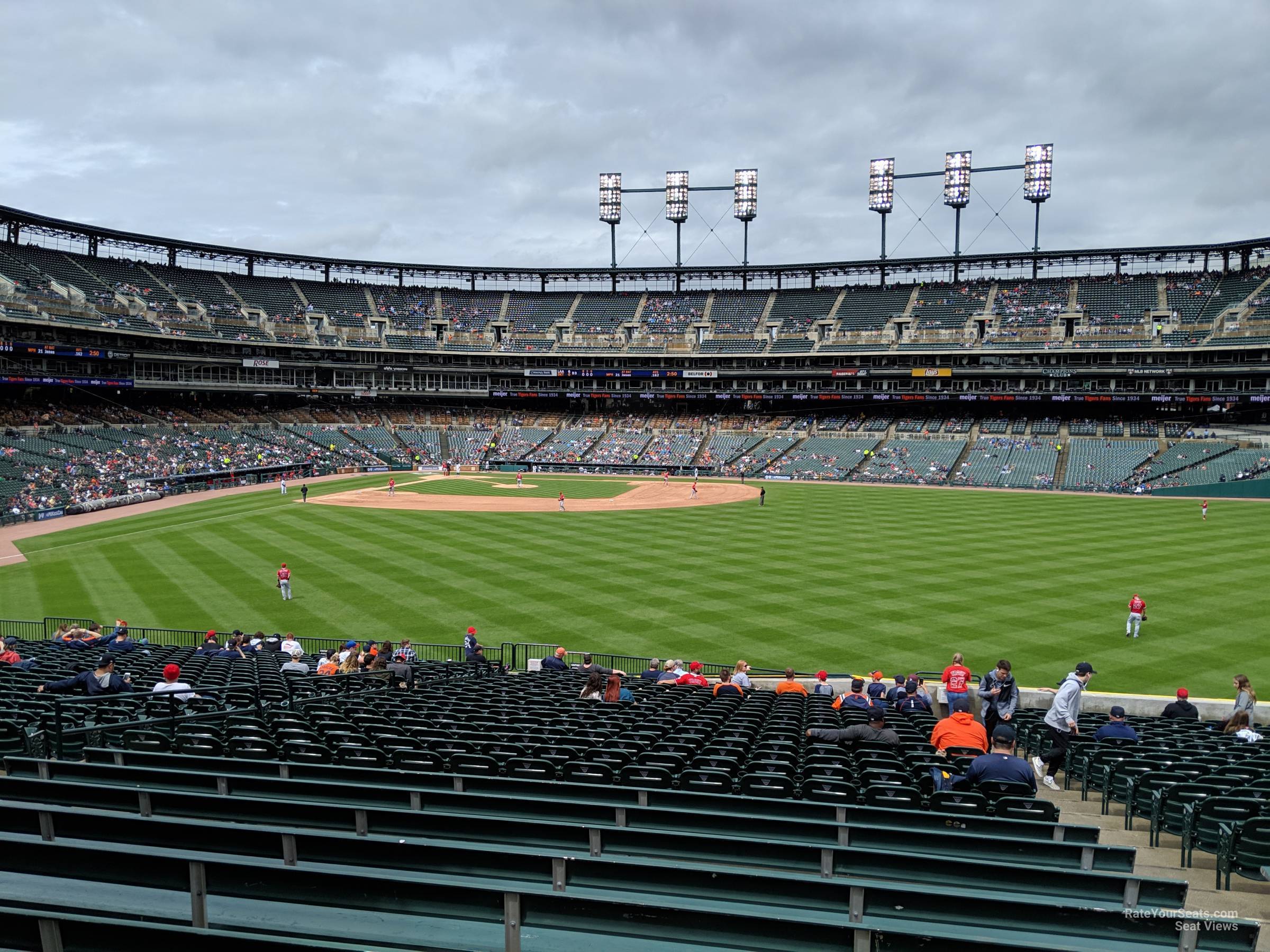 Section 103 at Comerica Park 