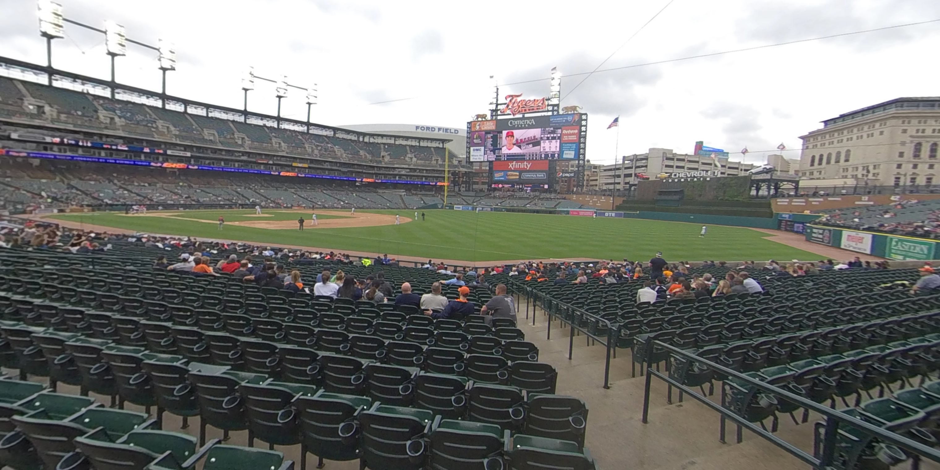 Section 115 at Comerica Park 