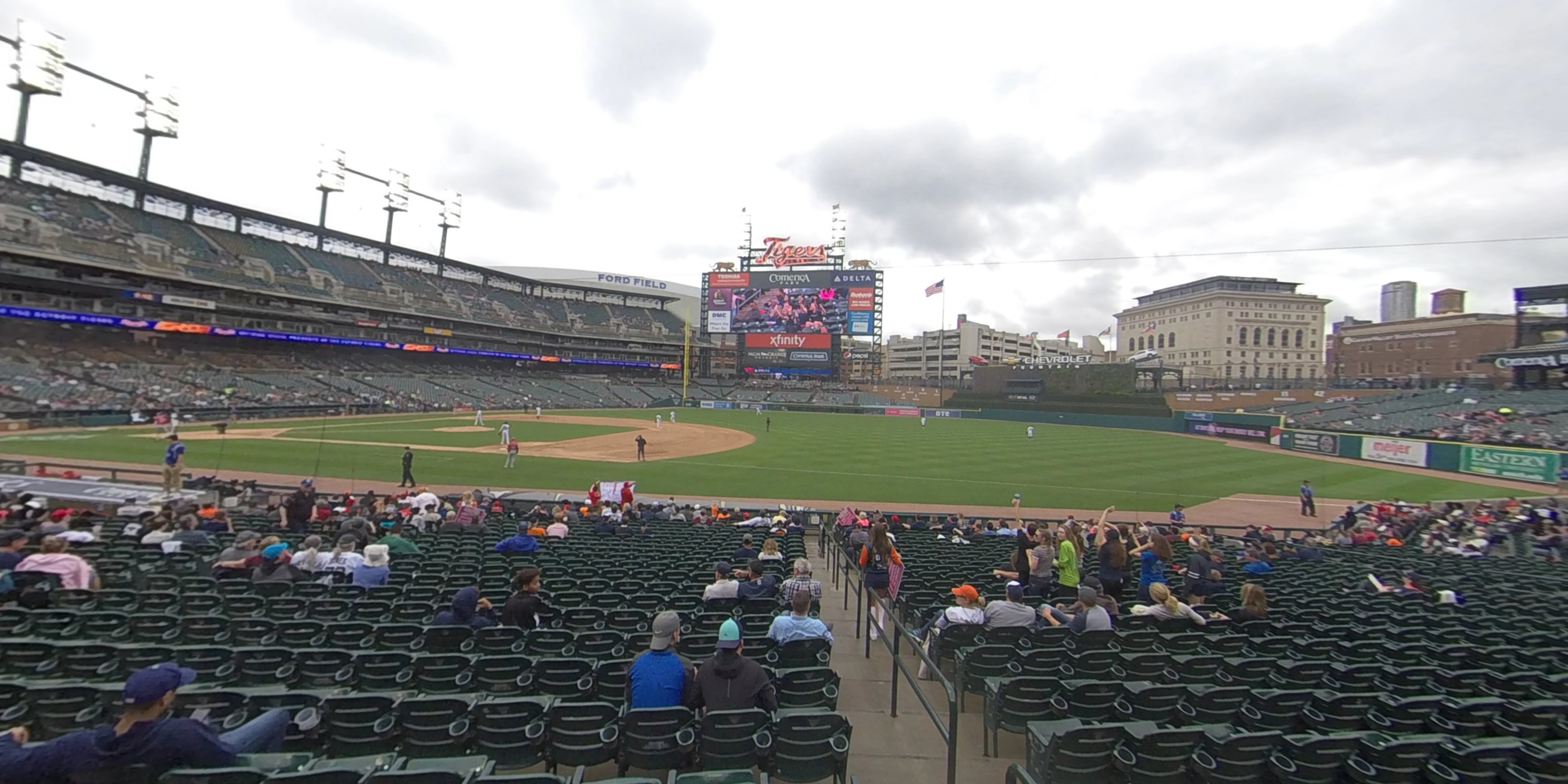 Section 115 at Comerica Park 