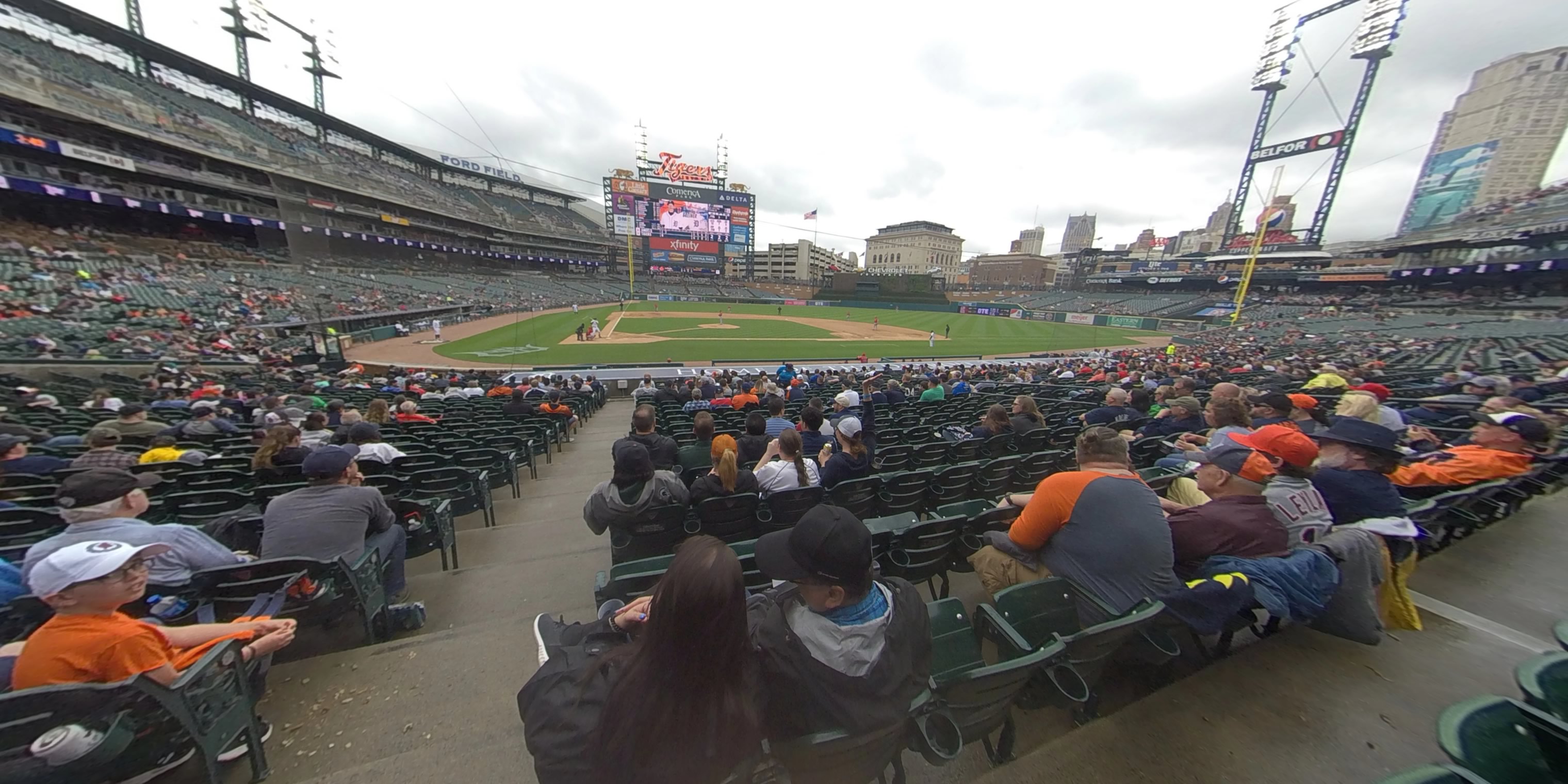 Comerica Park Seating Map