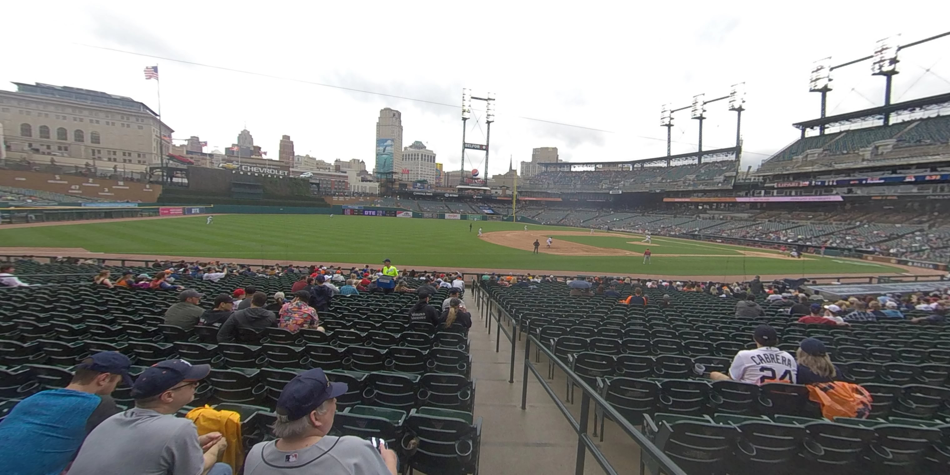 Comerica Park entrance., As seen from the corner of Whitere…