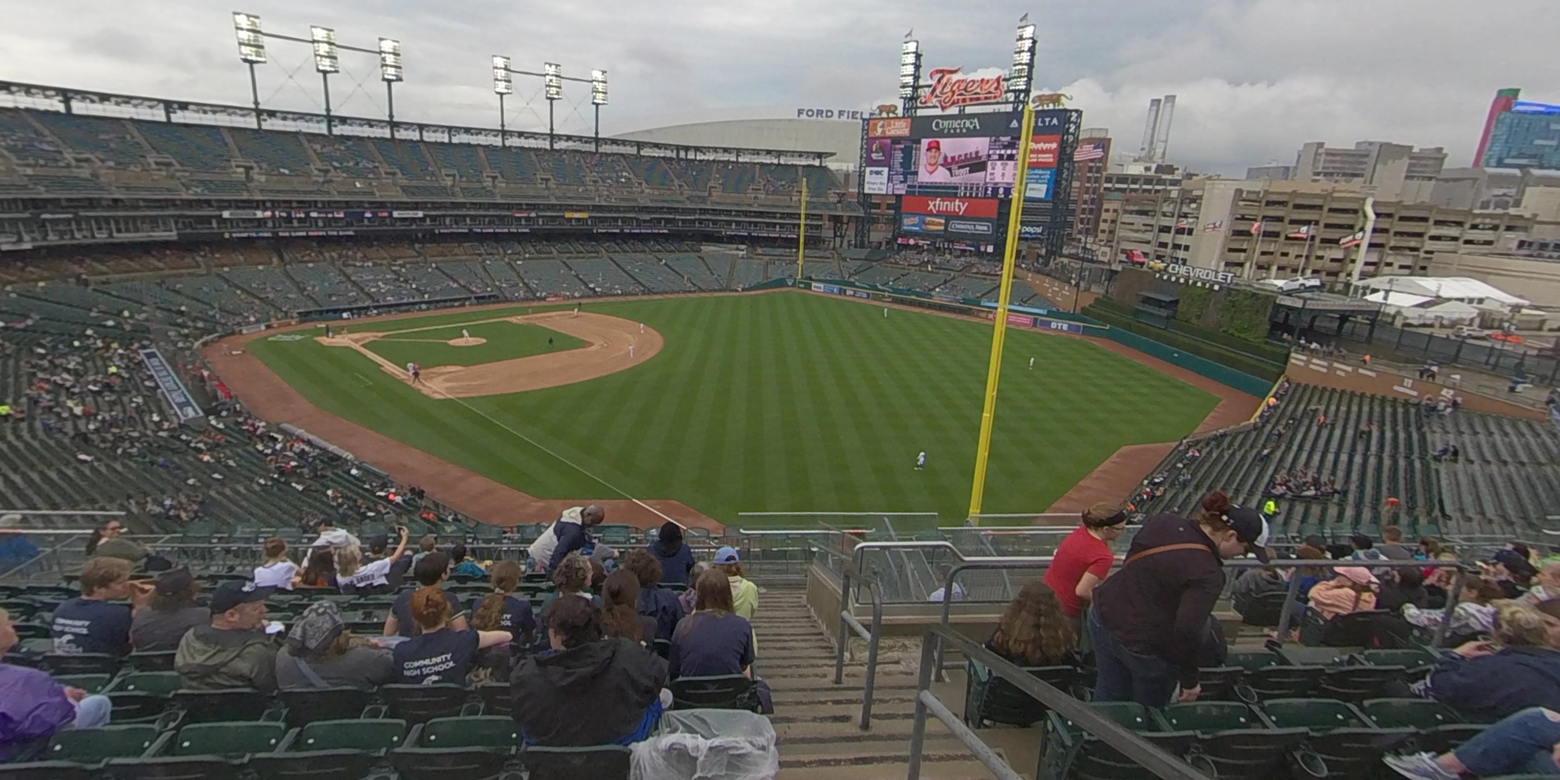 Section 212 at Comerica Park 