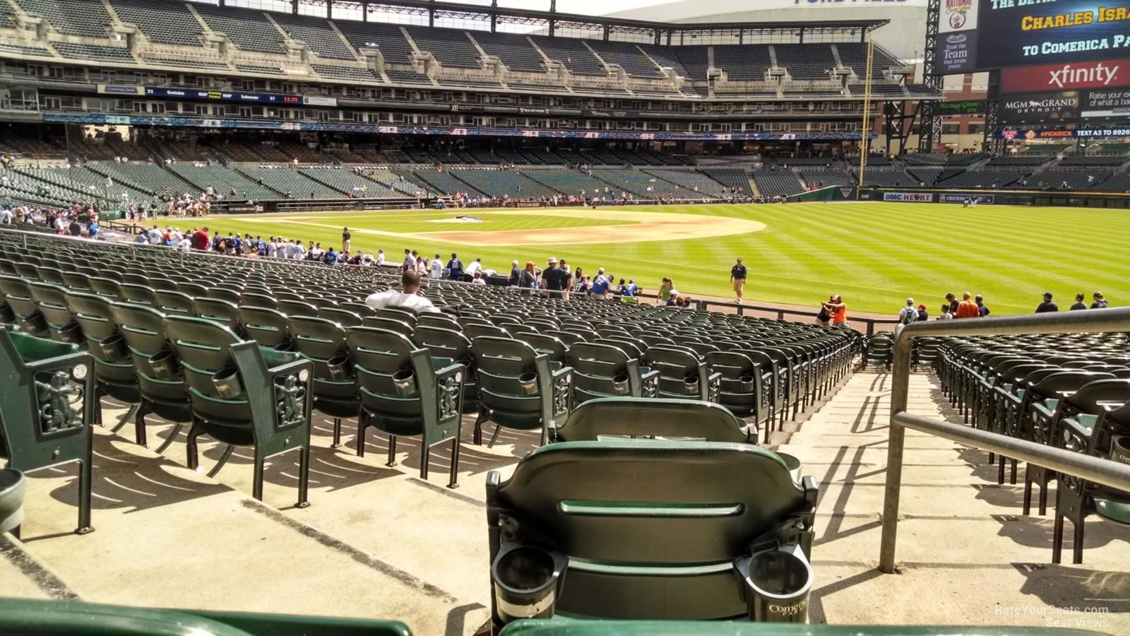 Section 115 at Comerica Park 