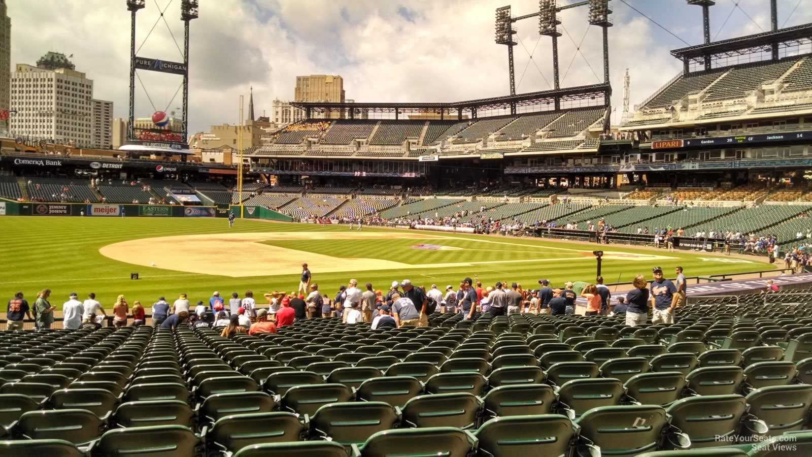 Comerica Tigers Seating Chart