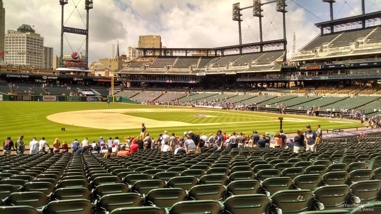 Comerica Park Seating Chart By Rows