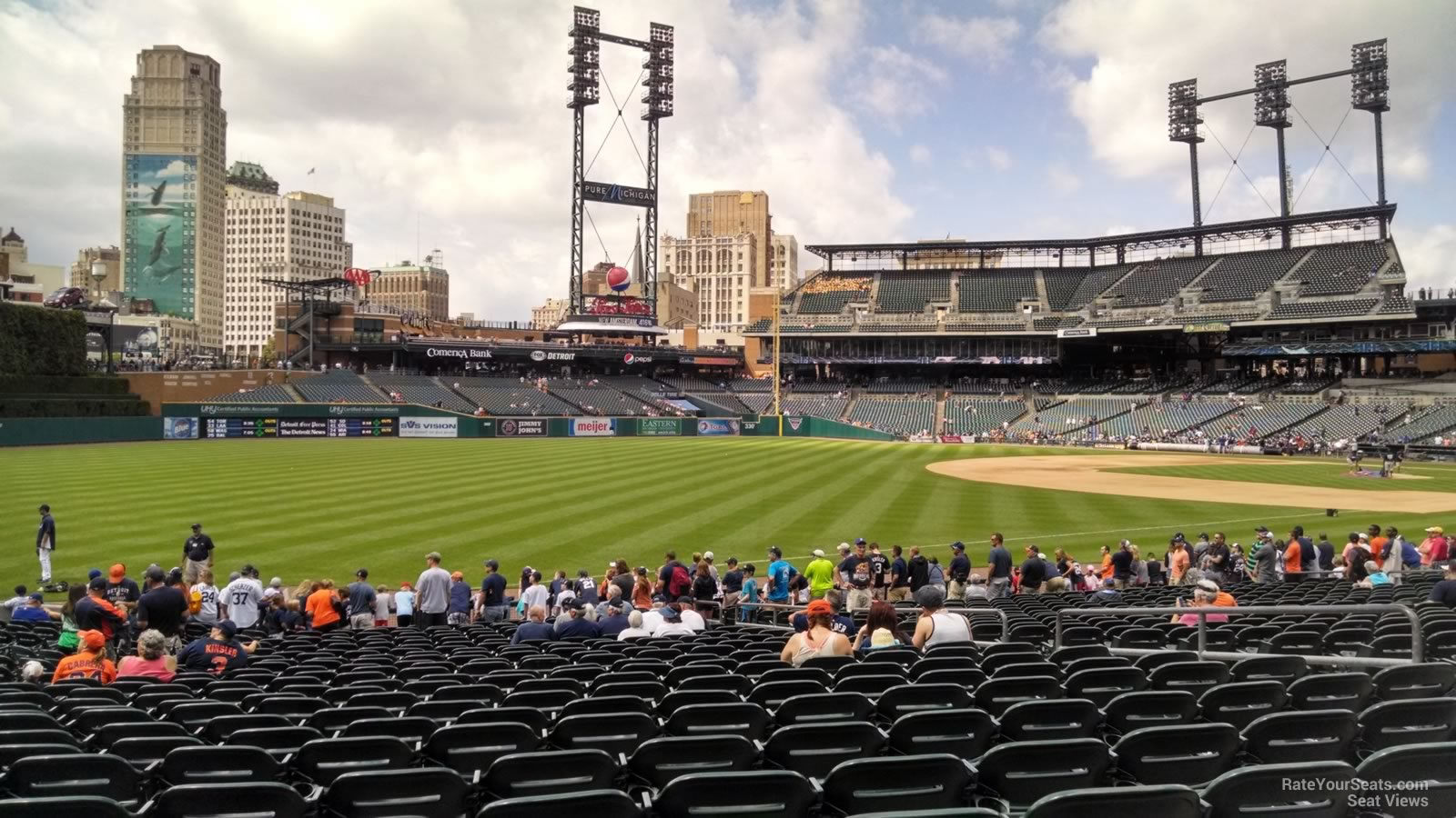 Comerica Park, section 140, home of Detroit Tigers, page 1