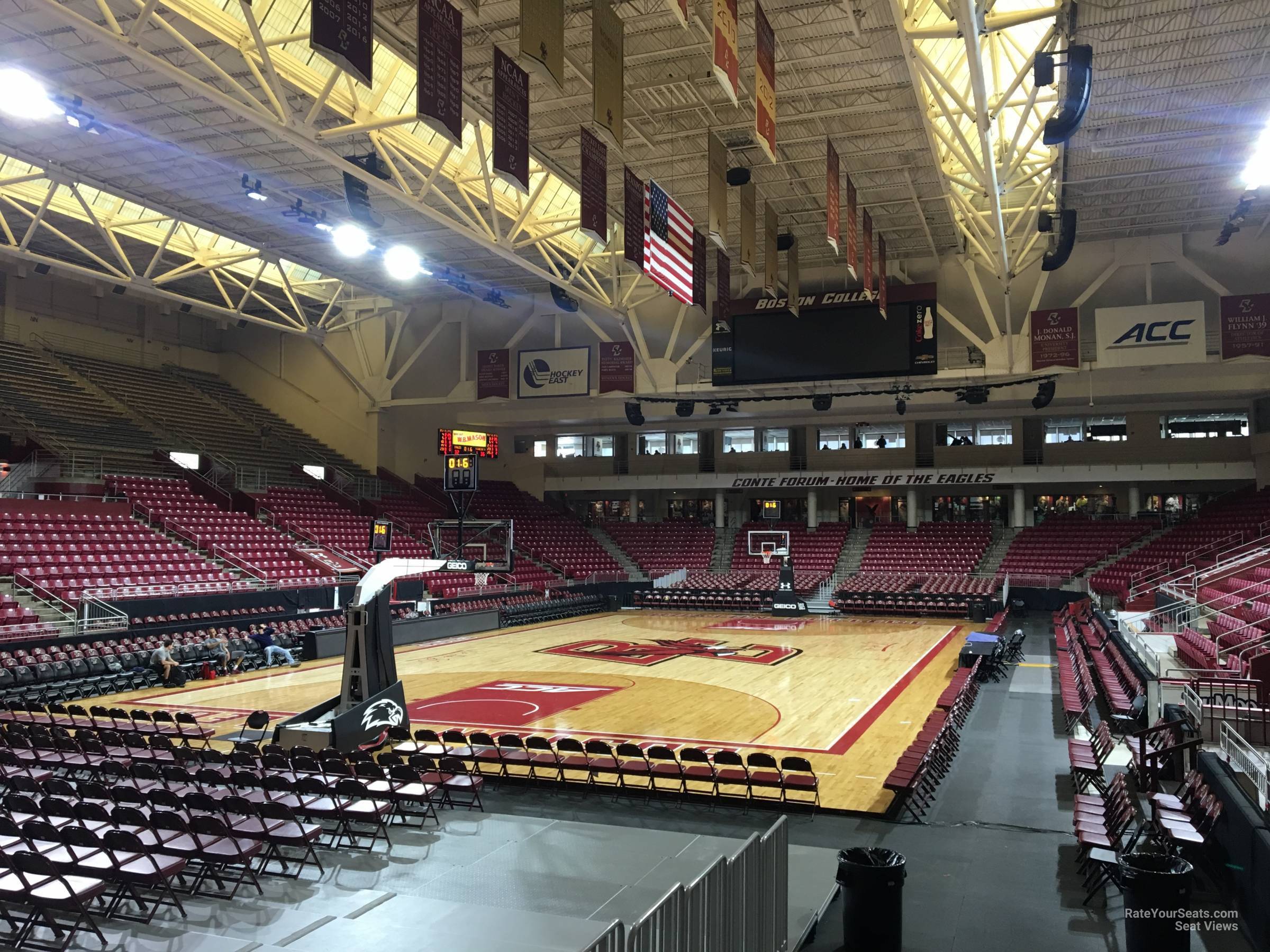 section e, row 5 seat view  - conte forum