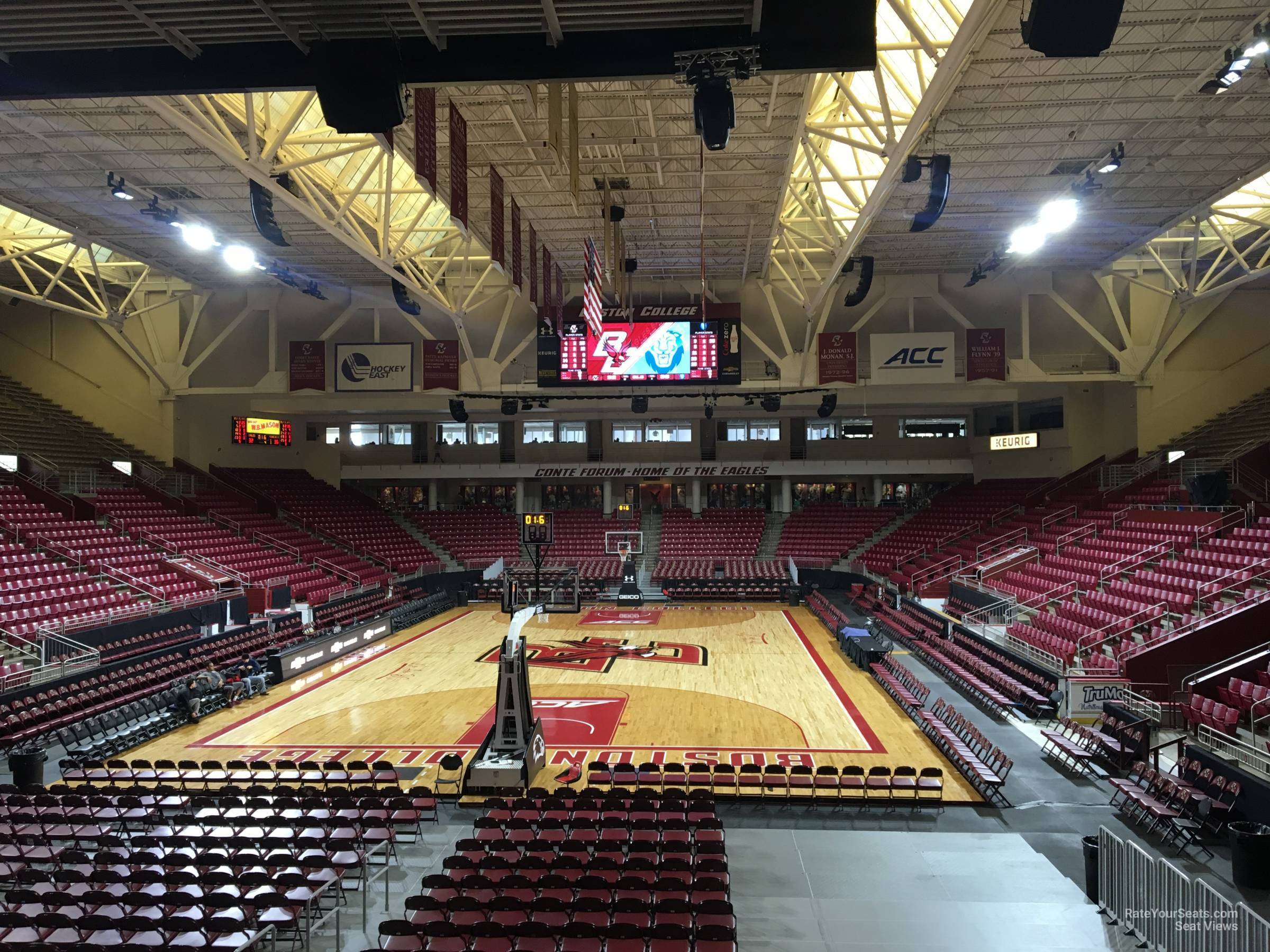 section f, row 11 seat view  - conte forum