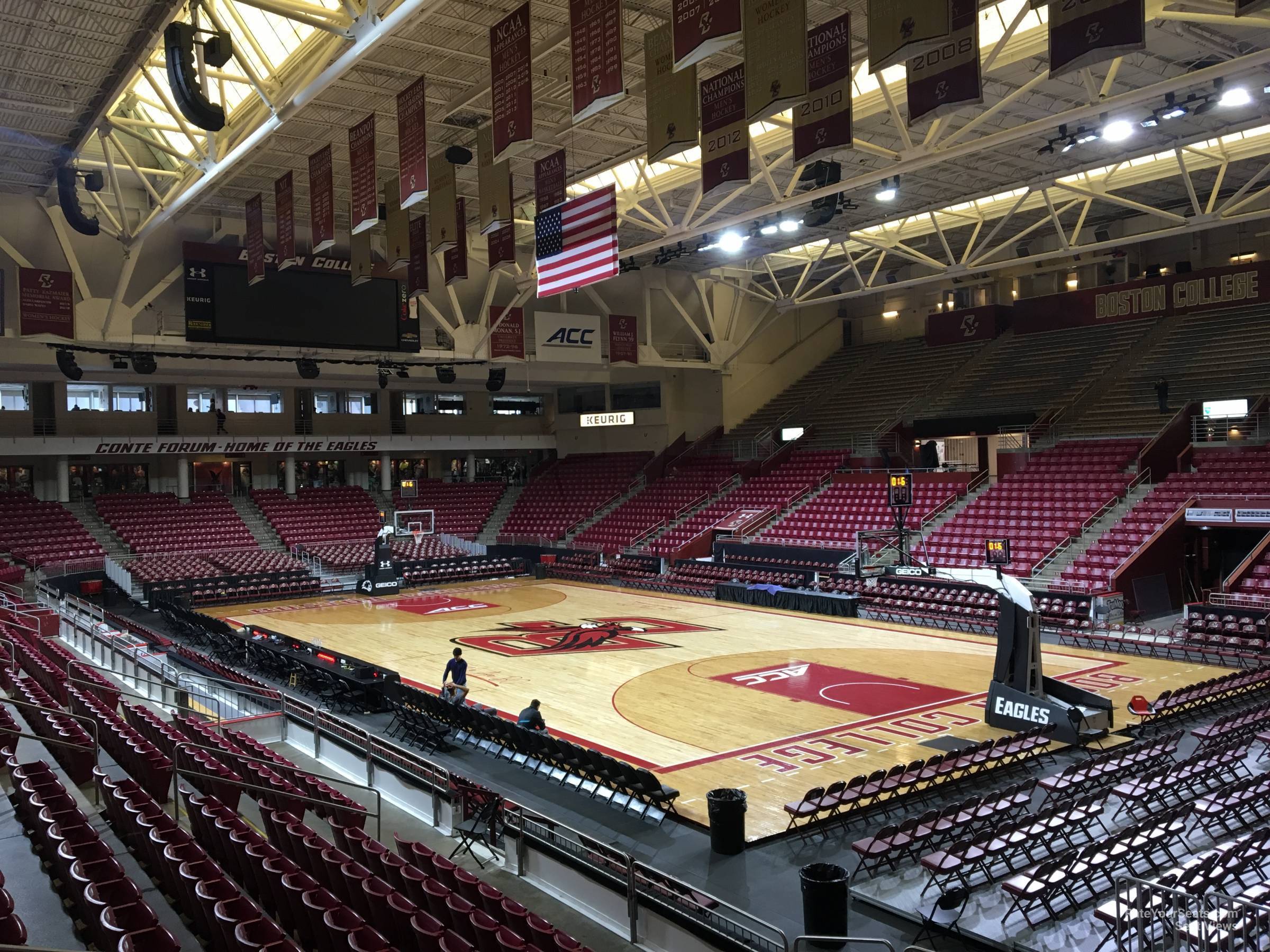 Conte Forum Interactive Seating Chart