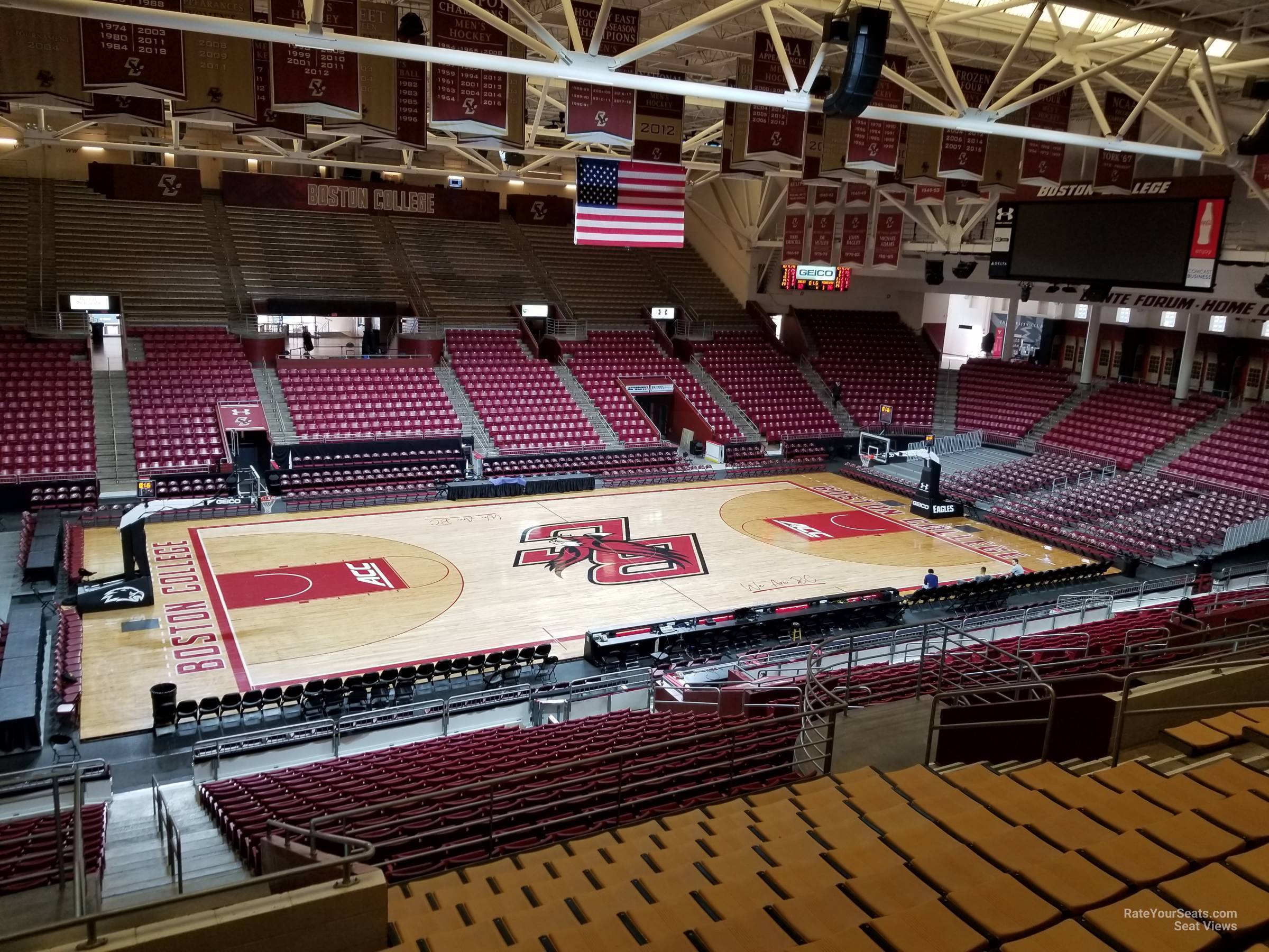 section nn, row 12 seat view  - conte forum