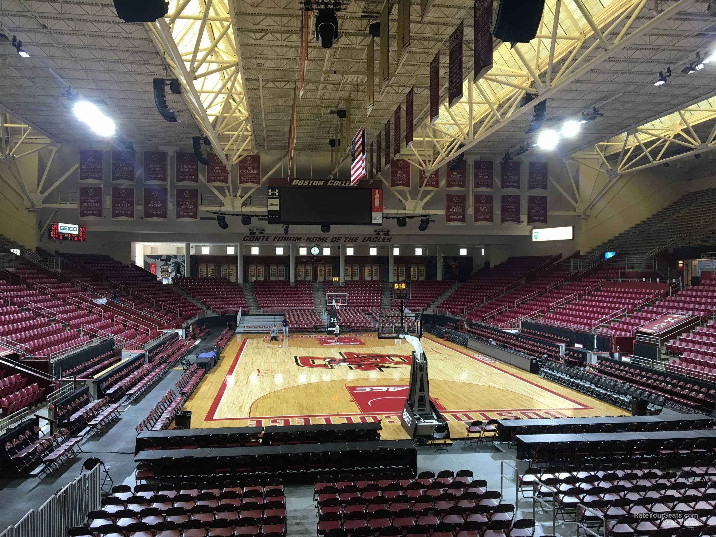 section s, row 11 seat view  - conte forum