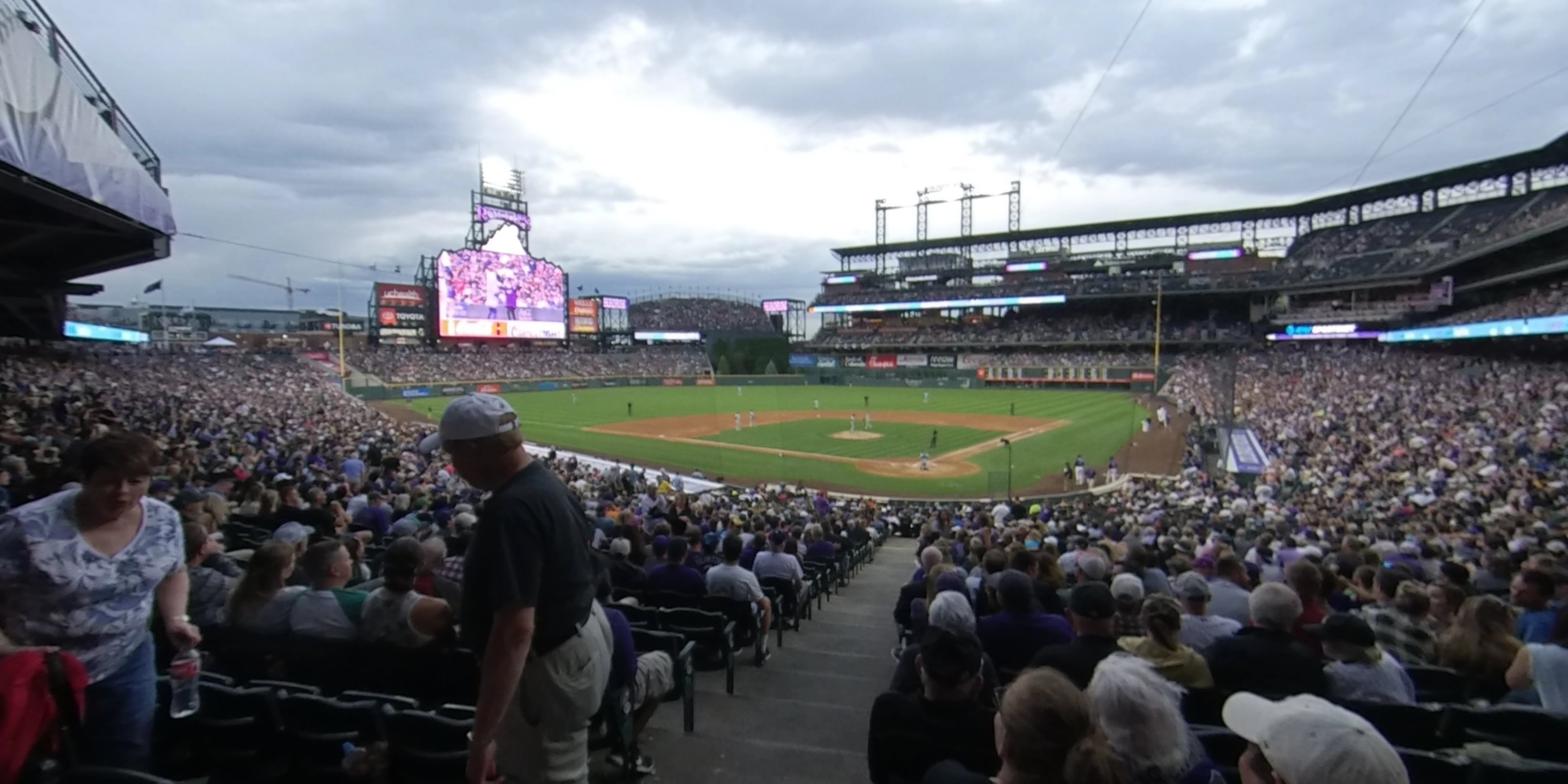 section 132 panoramic seat view  - coors field