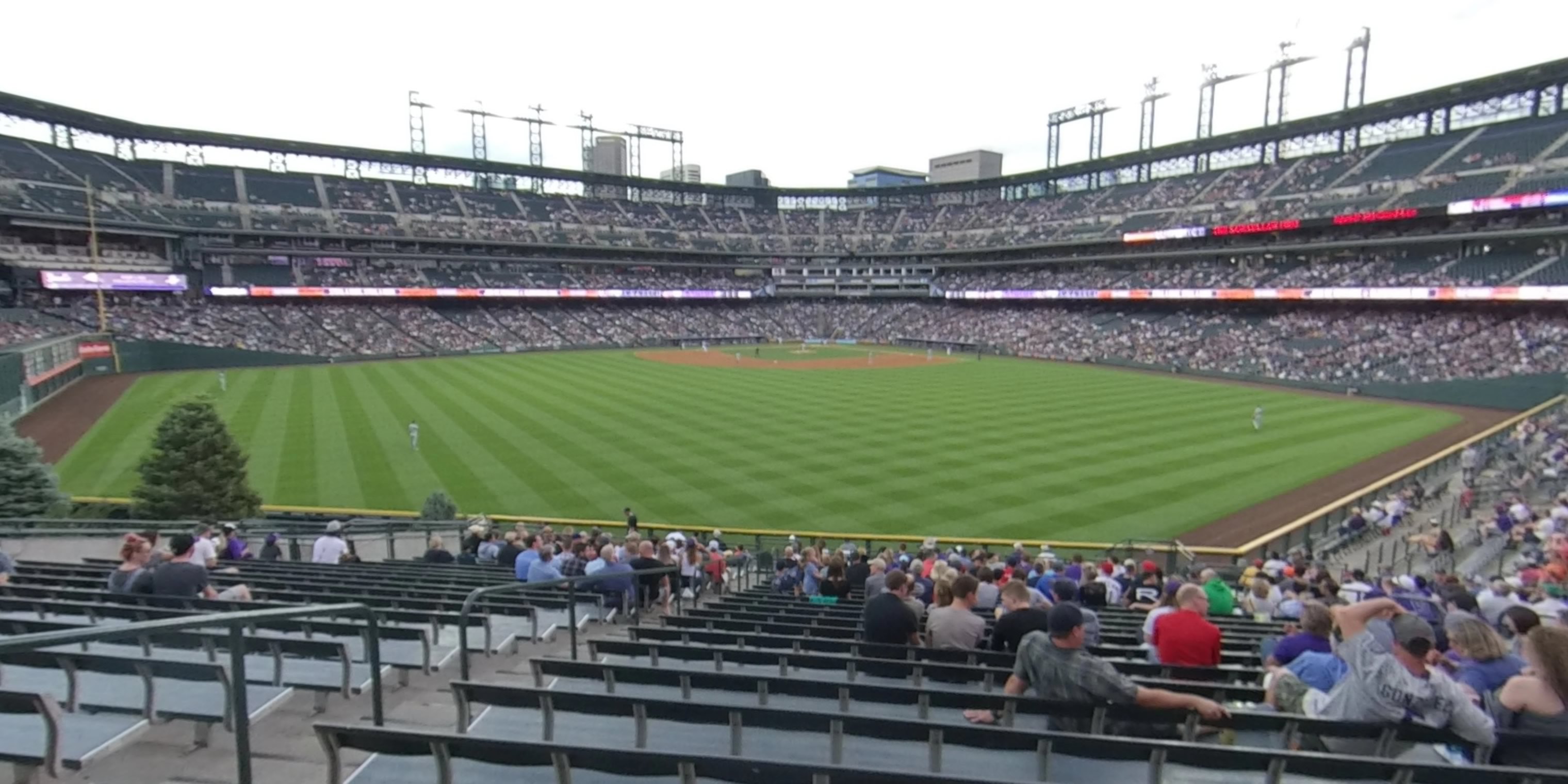 section 159 panoramic seat view  - coors field