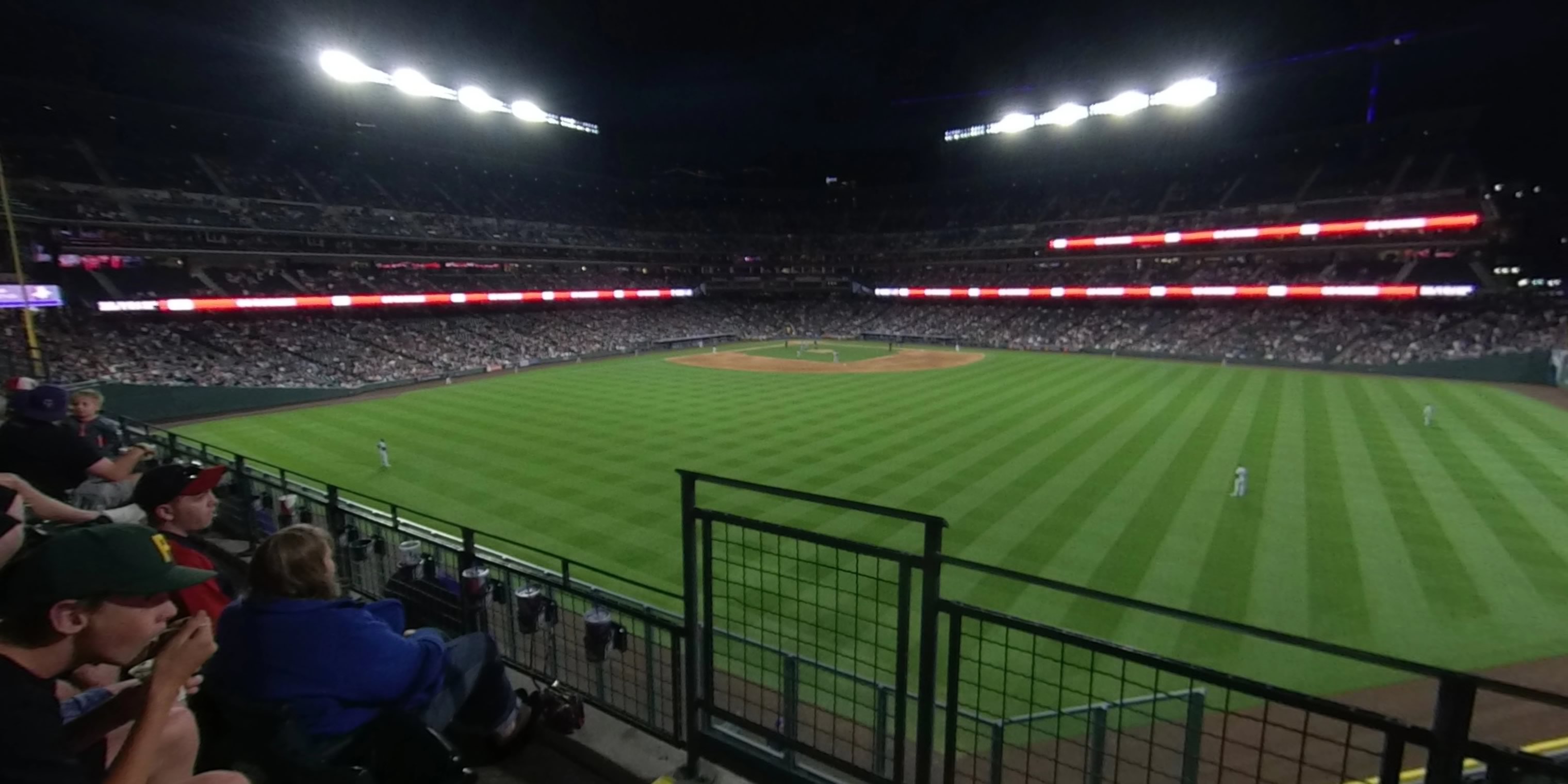 section 201 panoramic seat view  - coors field