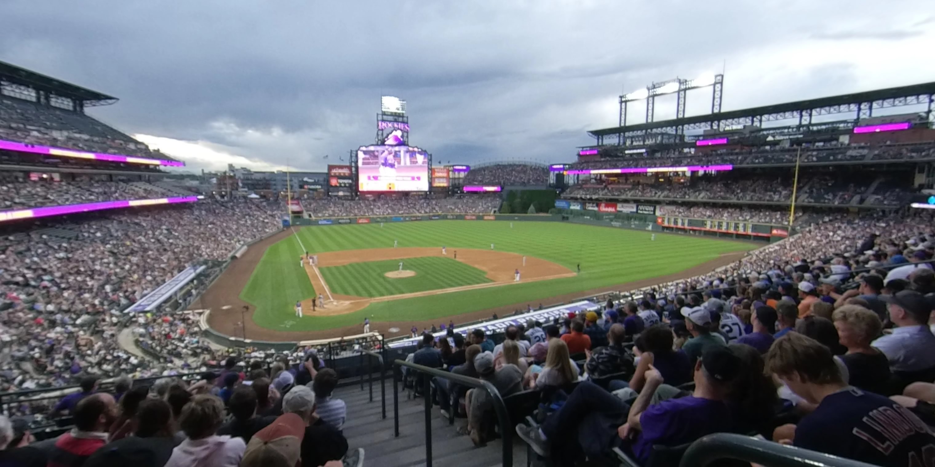 section 227 panoramic seat view  - coors field