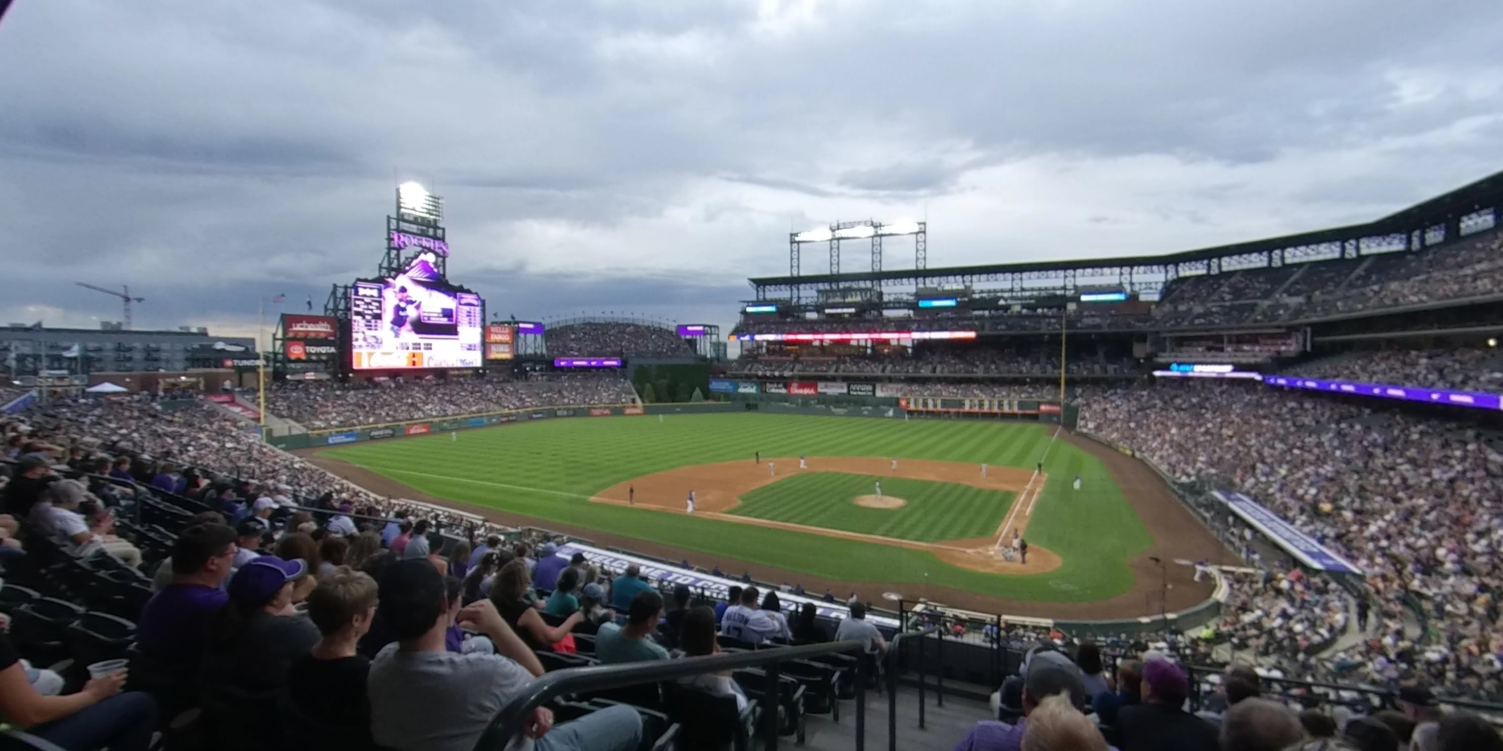 section 234 panoramic seat view  - coors field