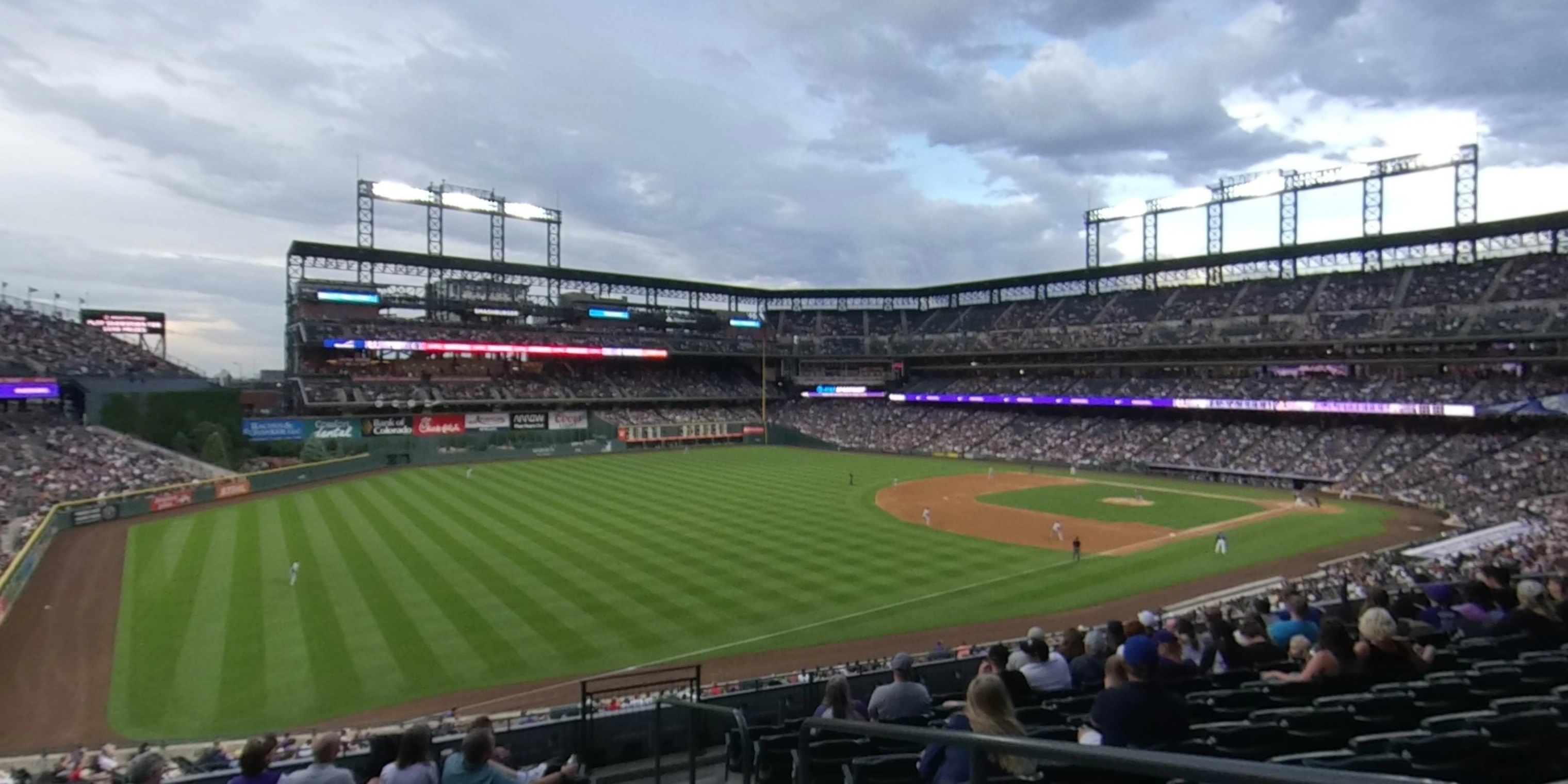 section 246 panoramic seat view  - coors field