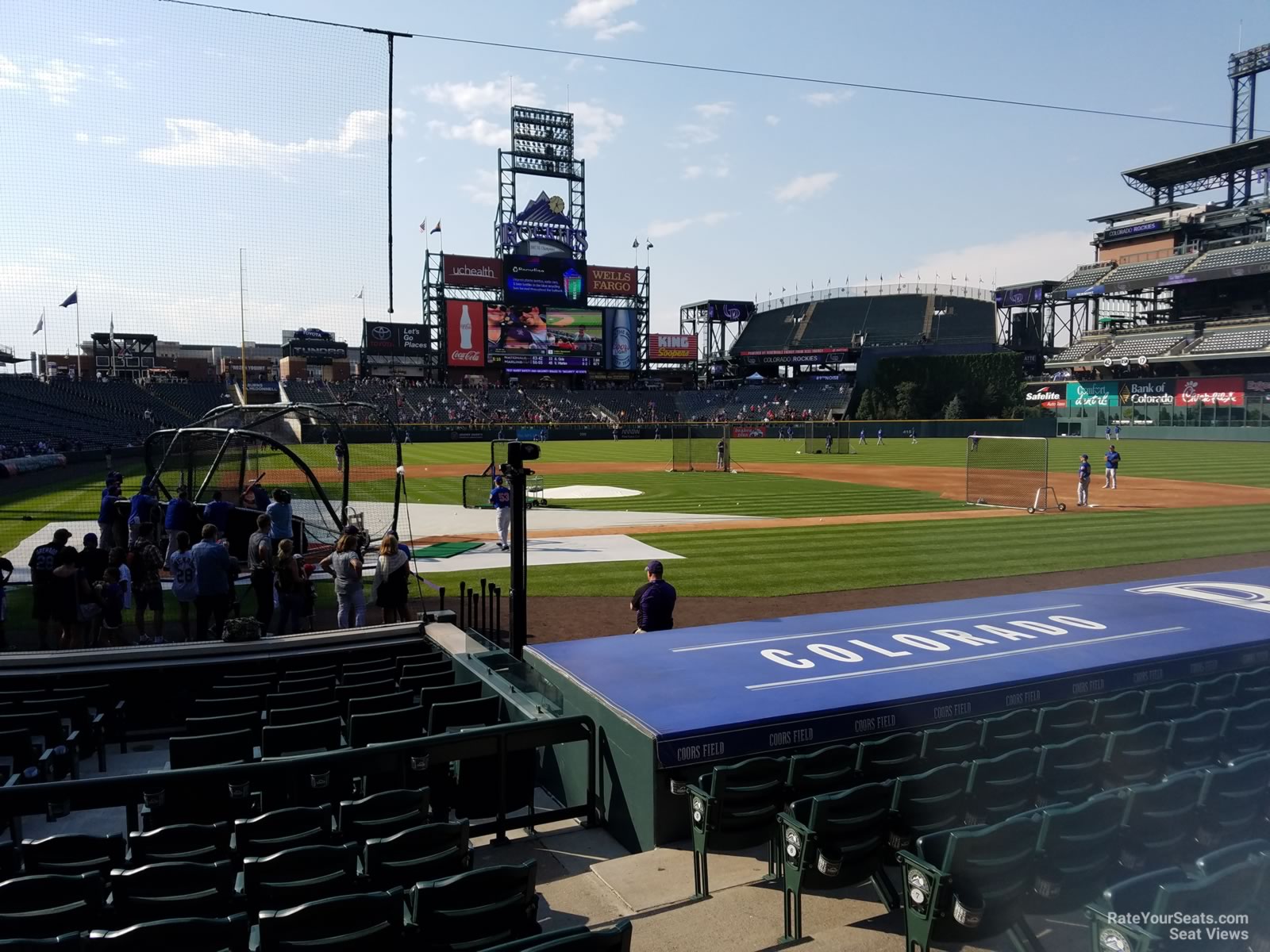 The Right Field Bullpen at Coors Field -- Denver, CO, July…