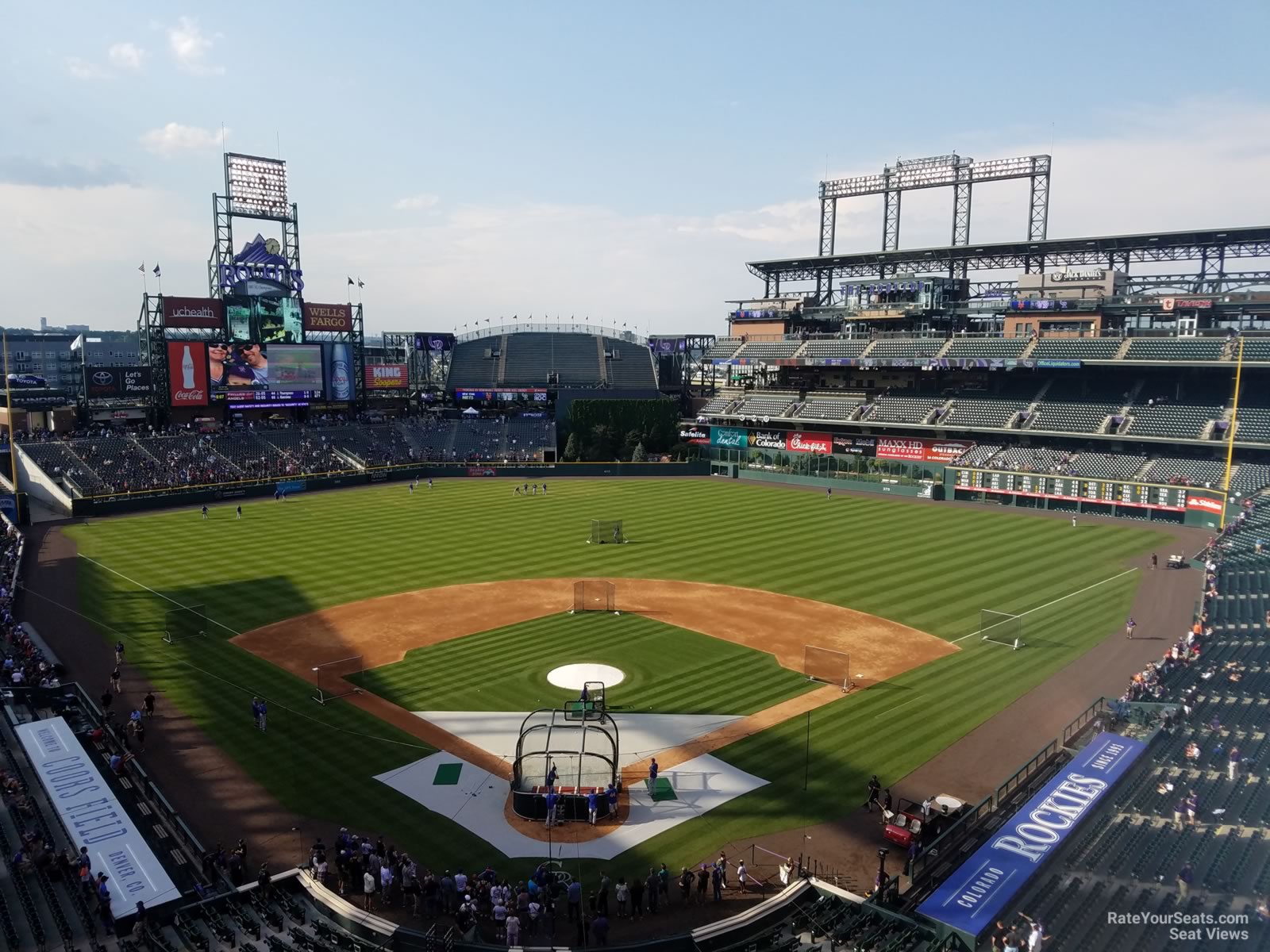 Coors Field, section U334, home of Colorado Rockies, page 1