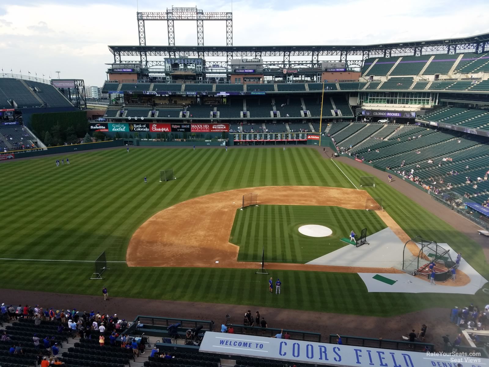 Coors Field, section U334, home of Colorado Rockies, page 1