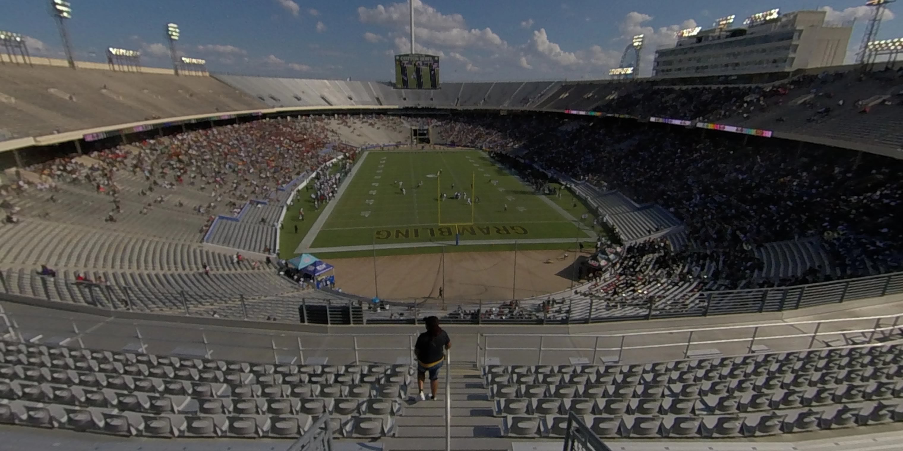 section 117 panoramic seat view  - cotton bowl