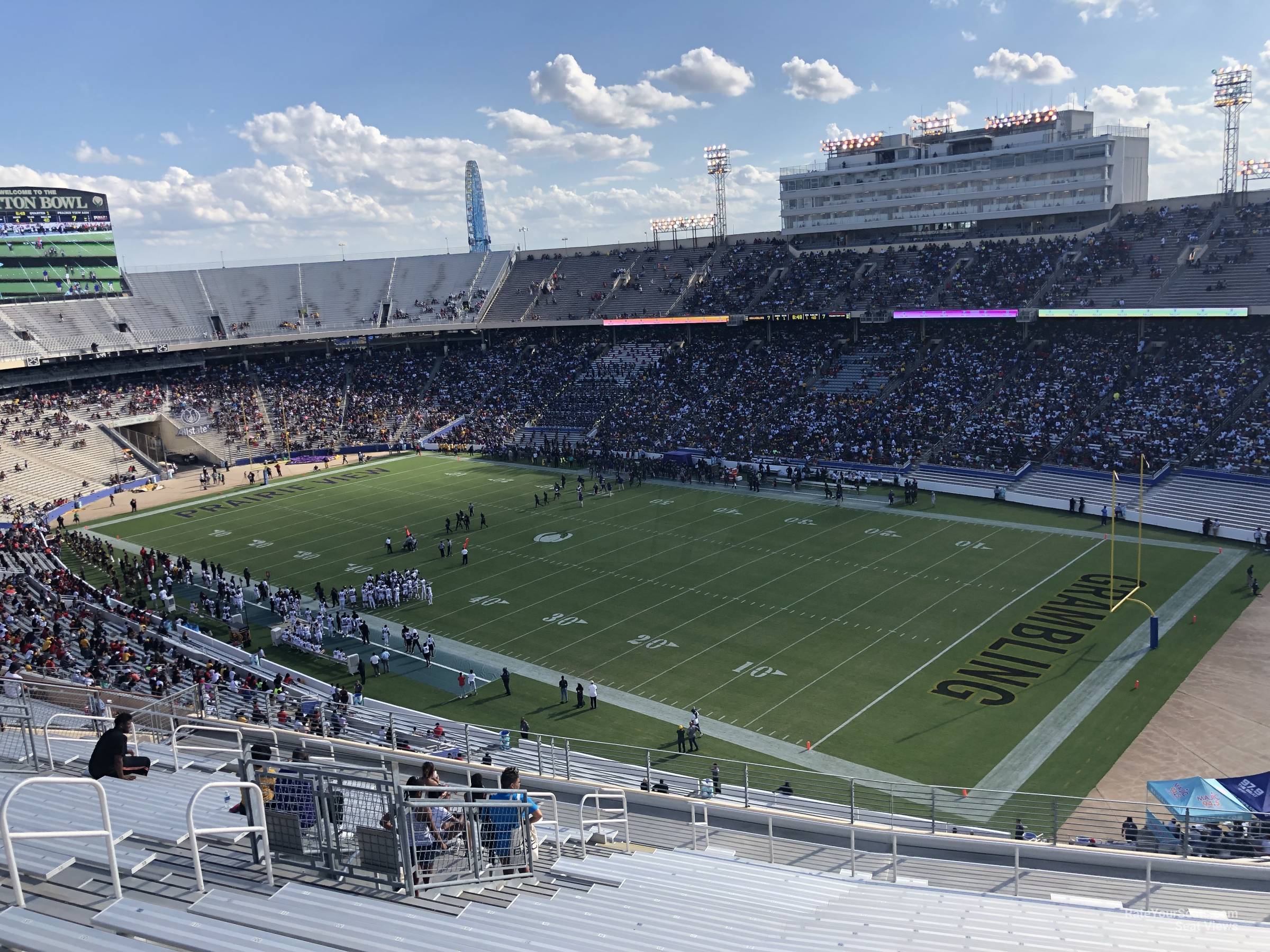 Section 122 at Cotton Bowl