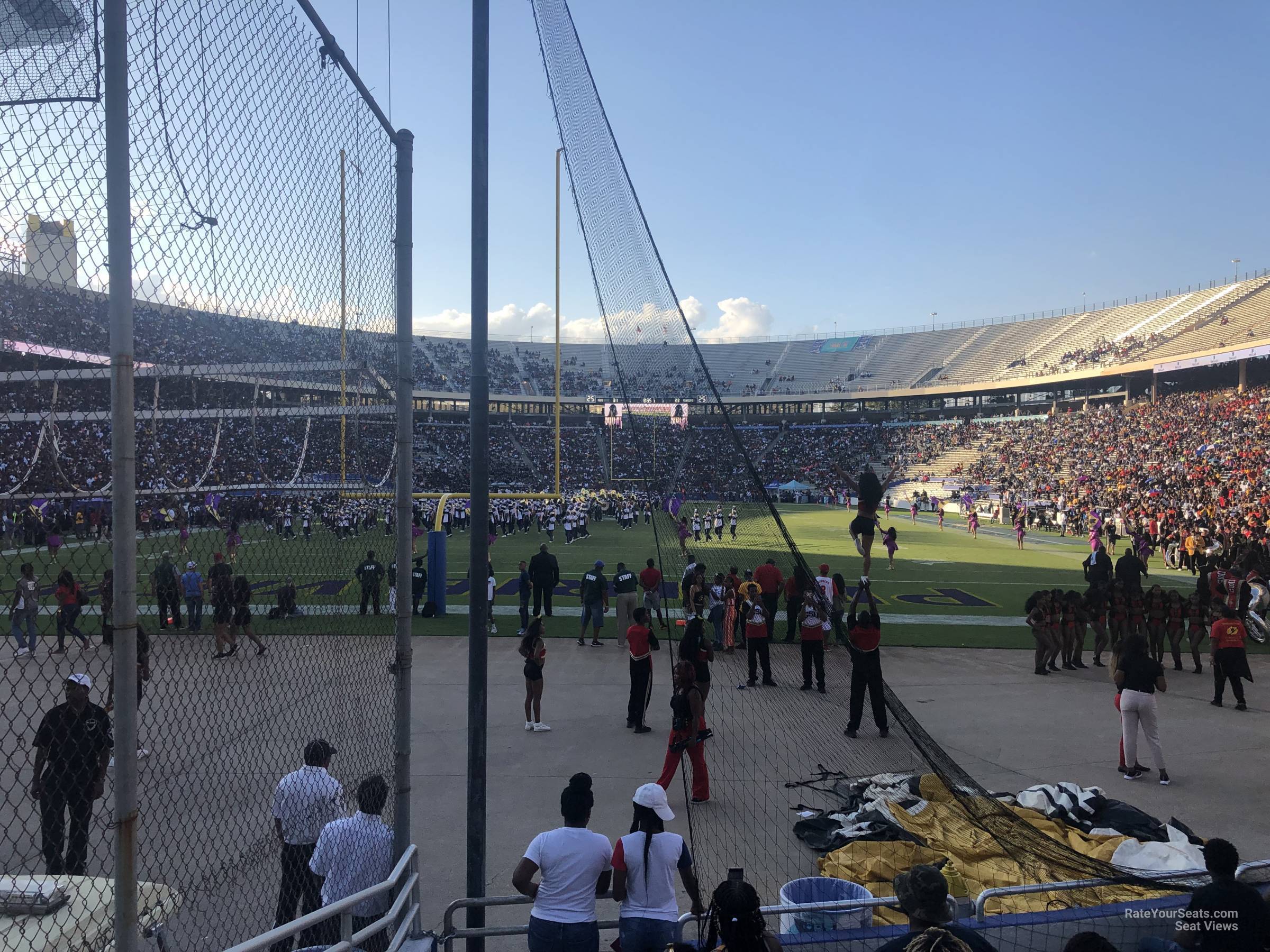 section 32, row 10 seat view  - cotton bowl