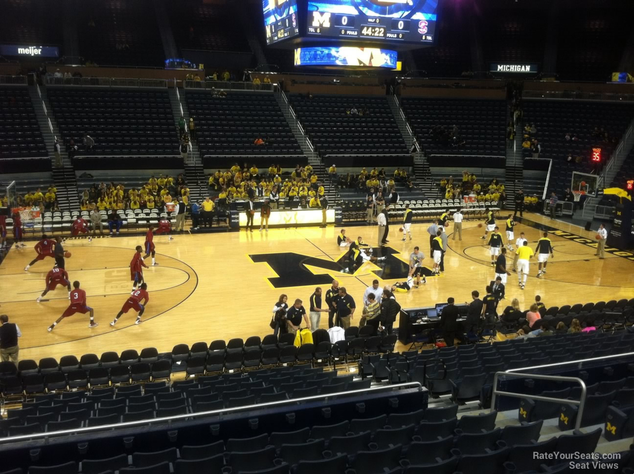 Crisler Center Seating Chart With Rows