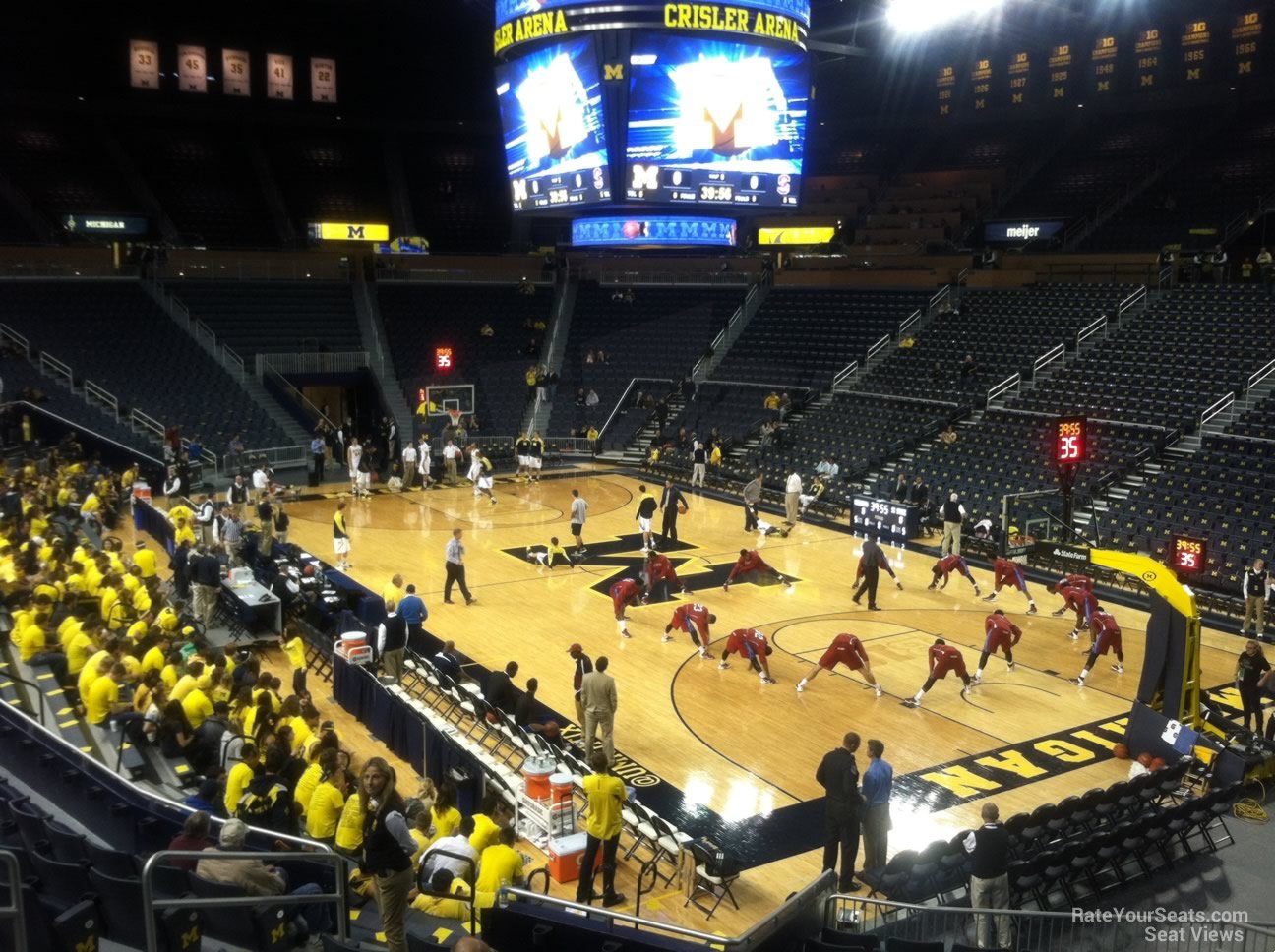 section 118, row 16 seat view  - crisler center