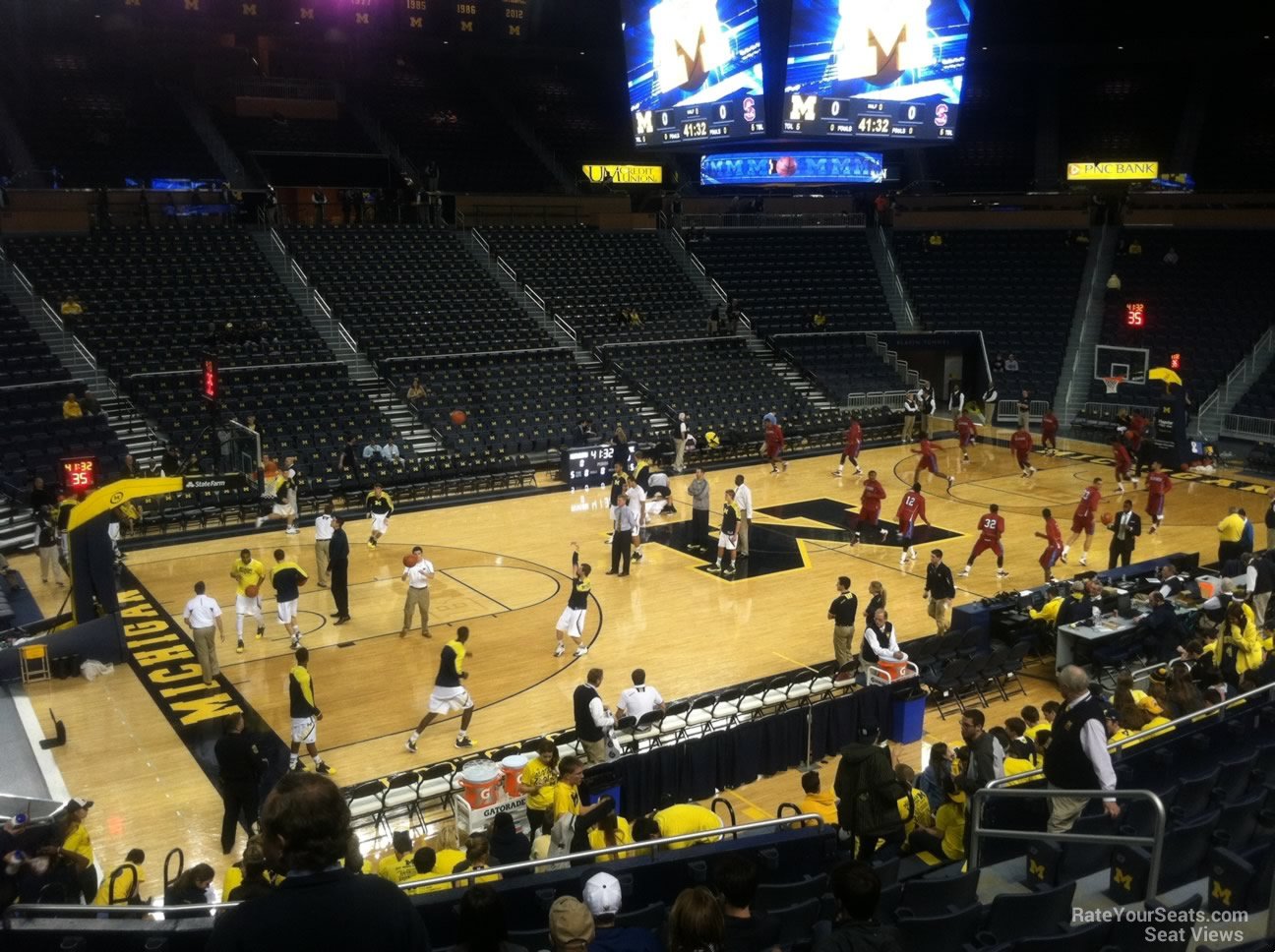 section 126, row 16 seat view  - crisler center