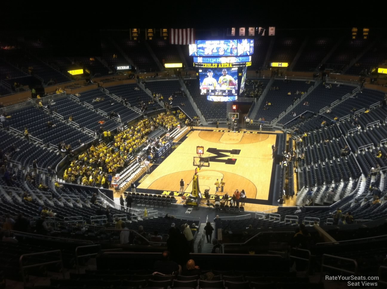 section 213, row 38 seat view  - crisler center