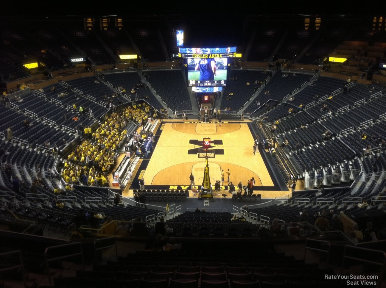 section 214, row 38 seat view  - crisler center