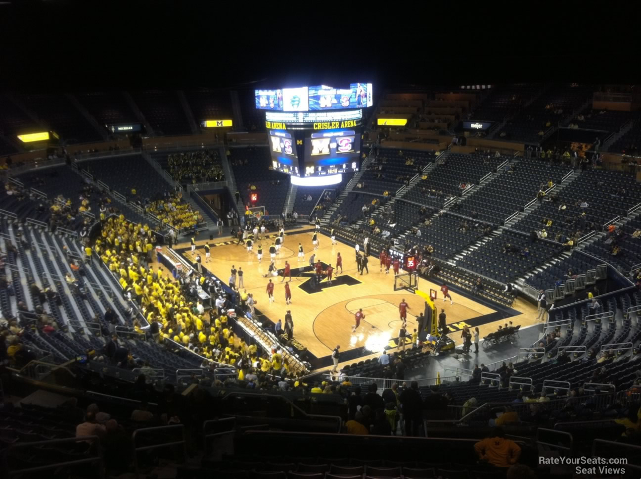 section 217, row 38 seat view  - crisler center