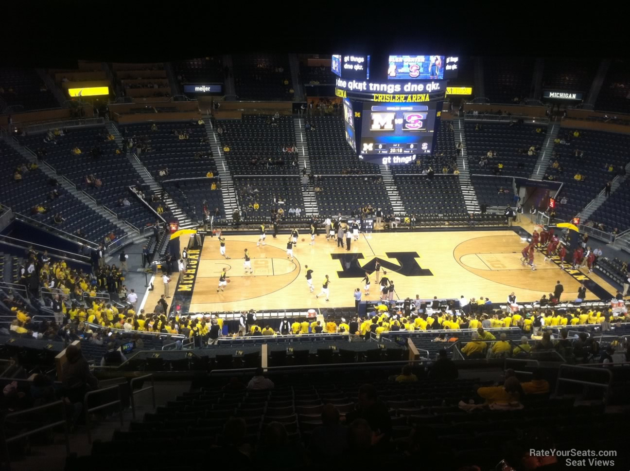 section 224, row 38 seat view  - crisler center