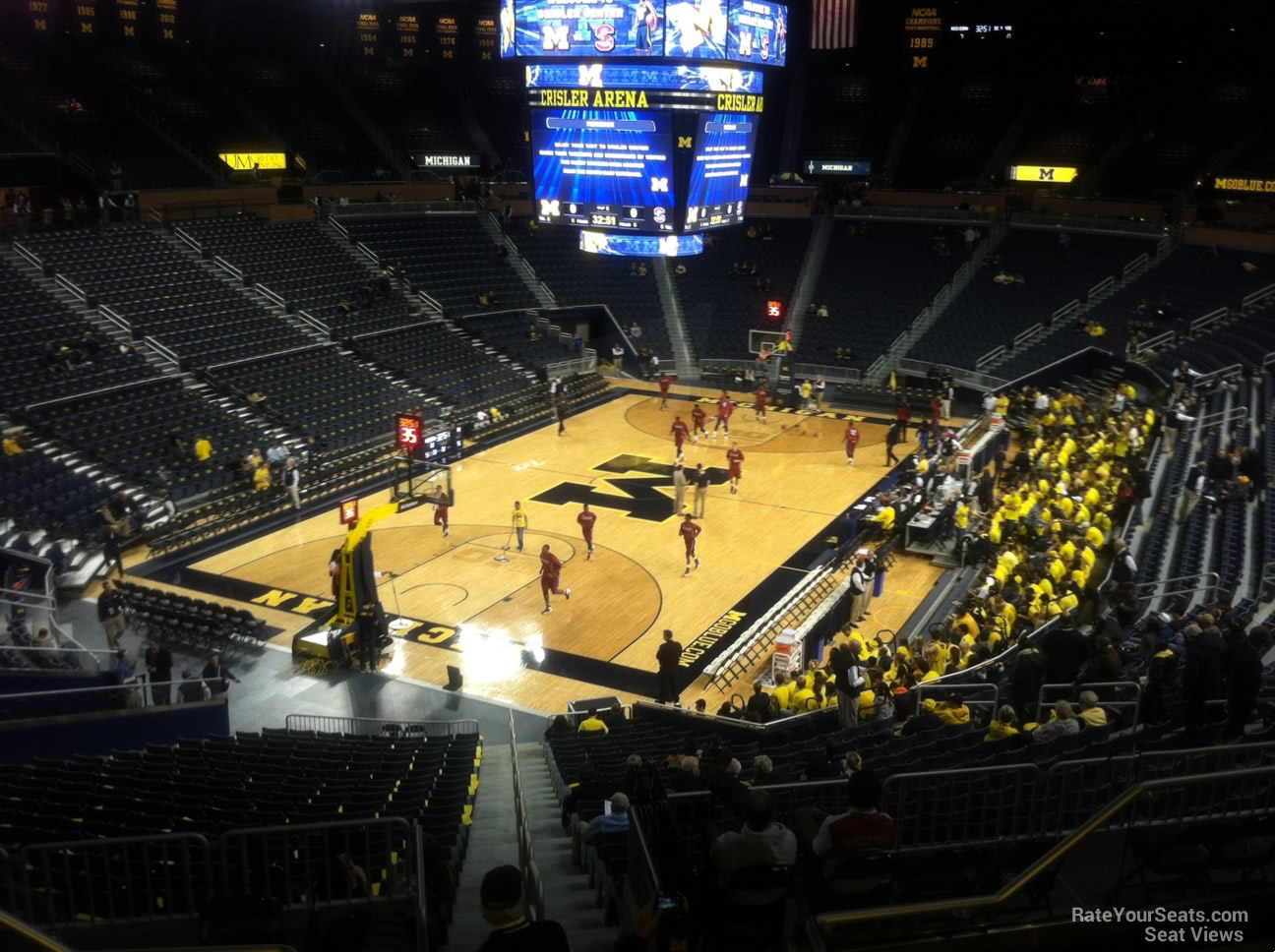 section 229, row 28 seat view  - crisler center