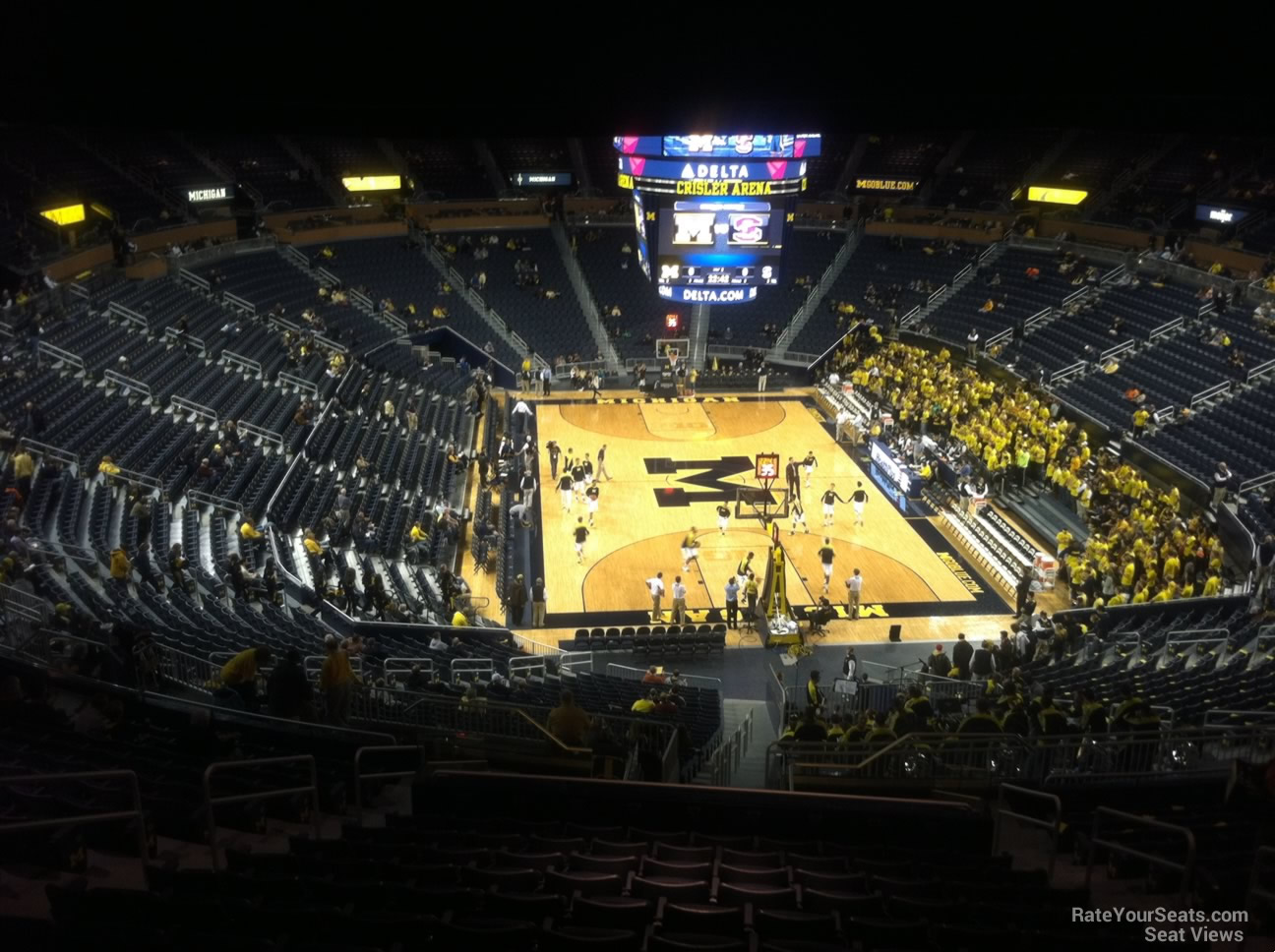 section 233, row 38 seat view  - crisler center