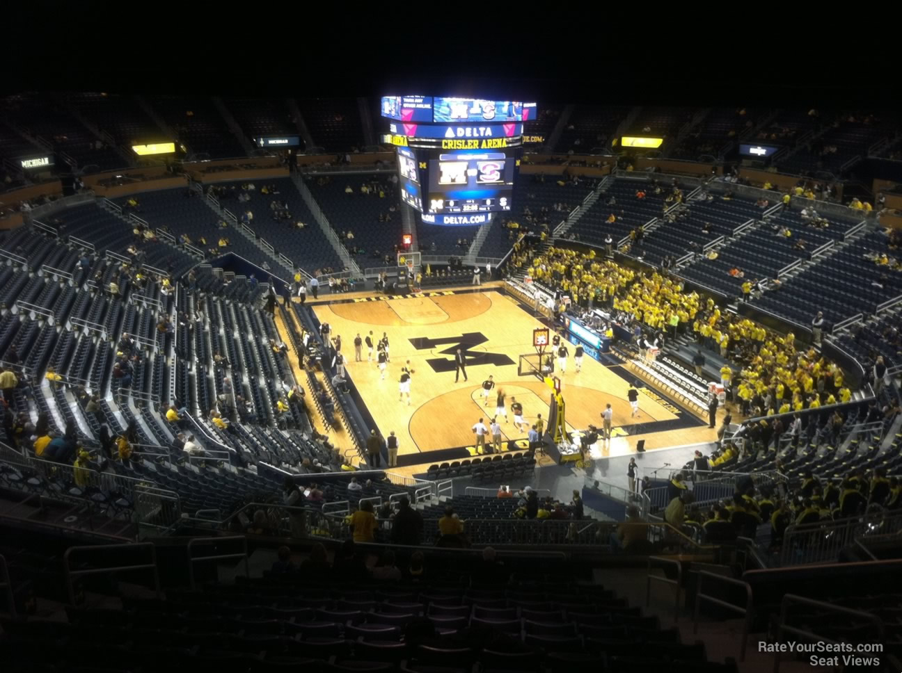 section 234, row 38 seat view  - crisler center
