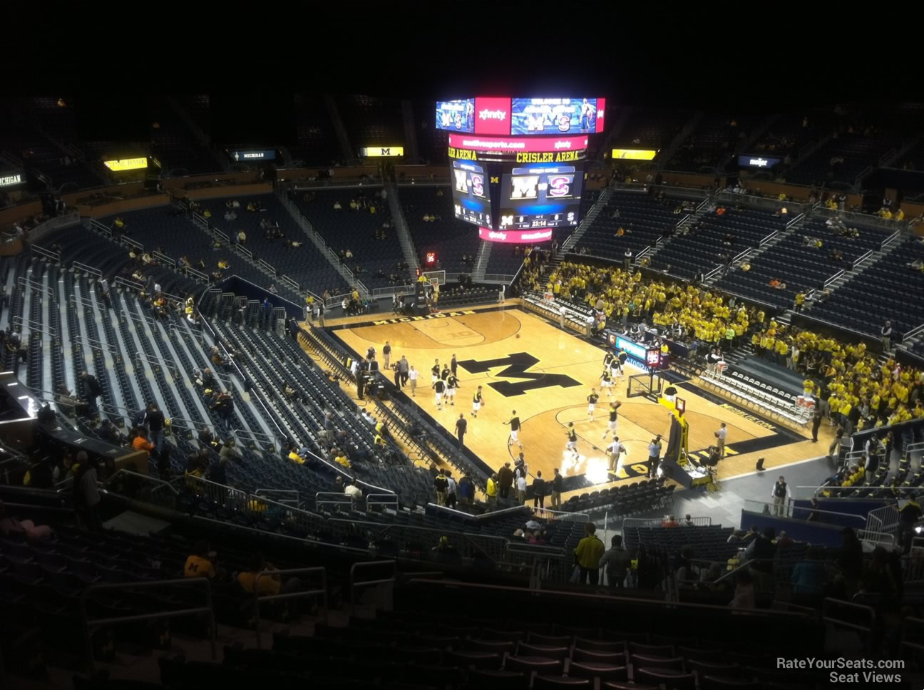 section 235, row 38 seat view  - crisler center
