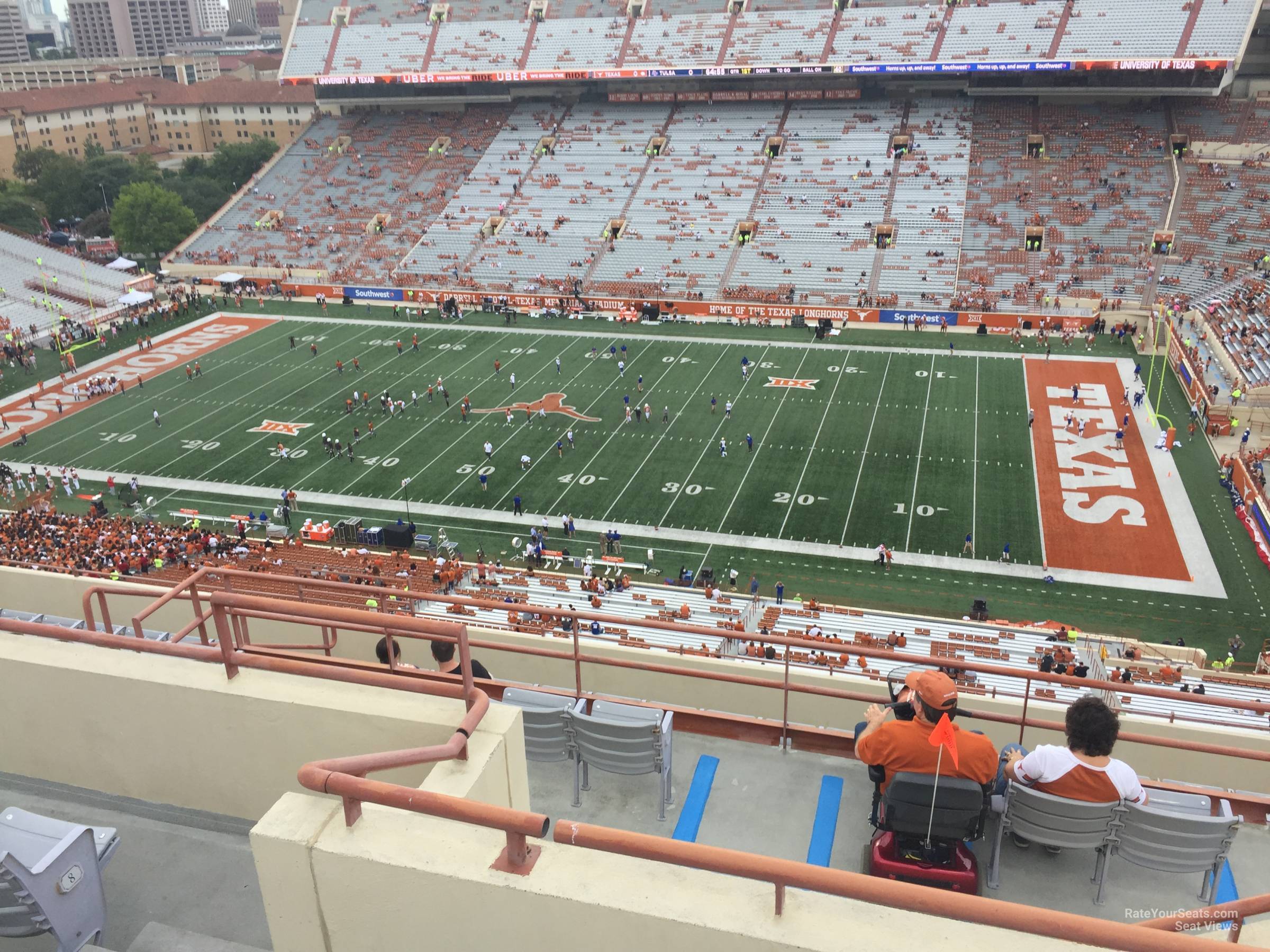 section 125, row 10 seat view  - dkr-texas memorial stadium