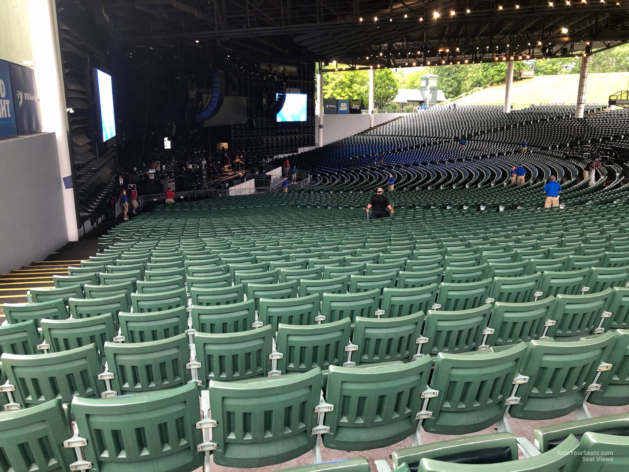 Dte Energy Music Theater Seating Chart With Seat Numbers