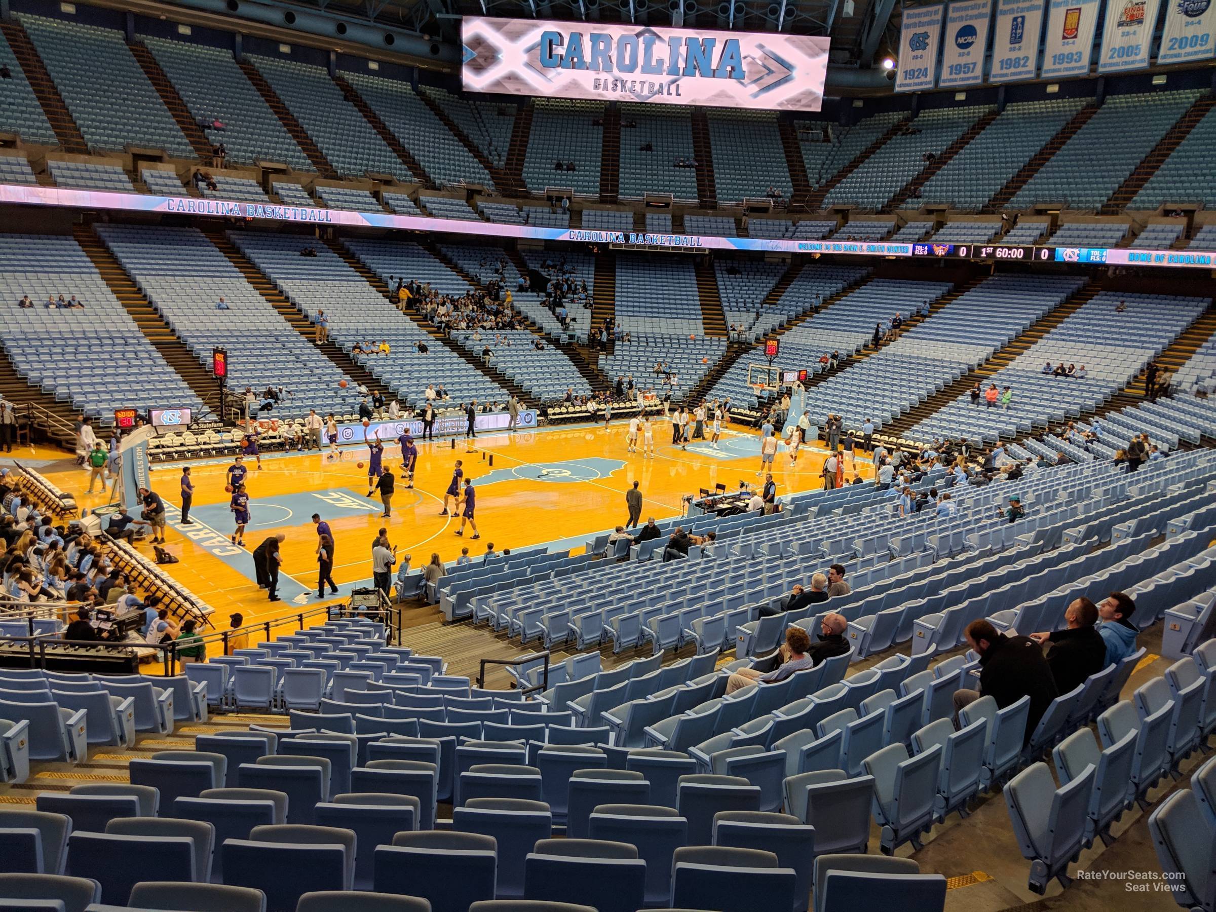 Section 122 at Dean Smith Center RateYourSeats